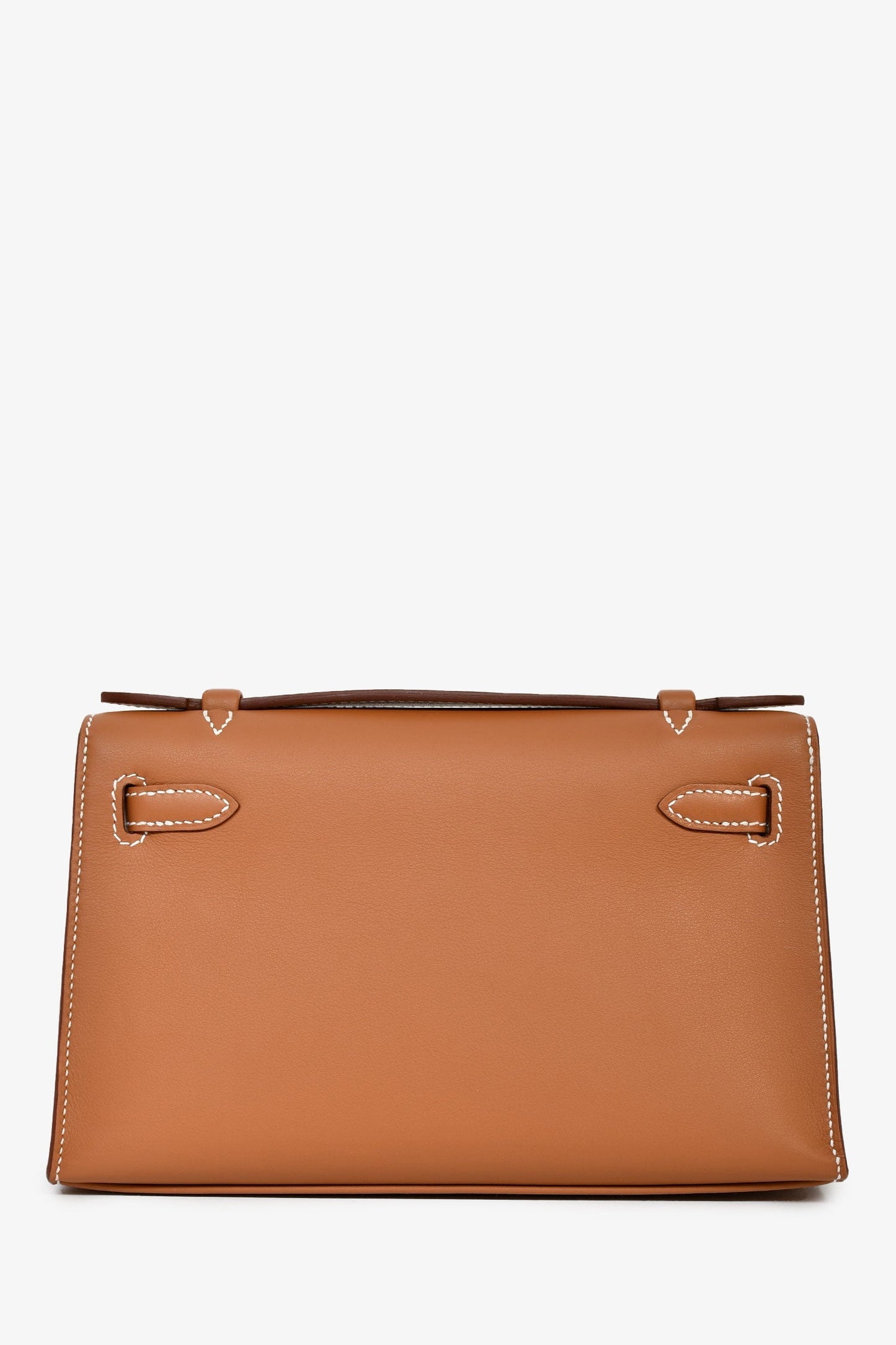 Hermès 2026 Gold Swift Leather Kelly Pochette