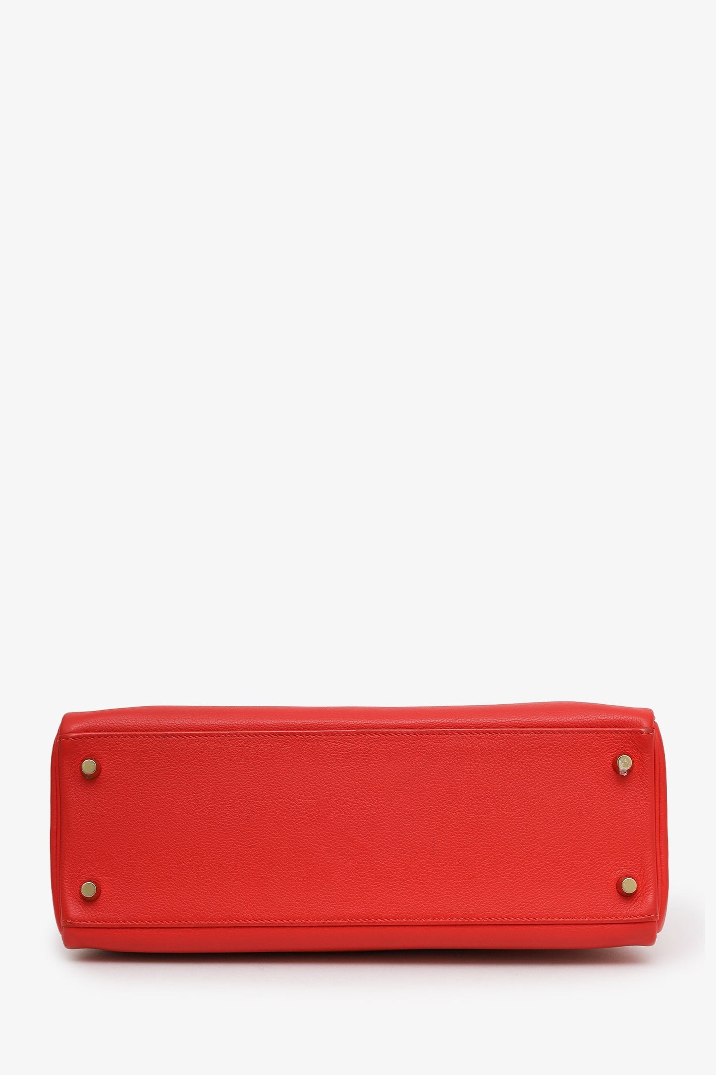 Hermès 2016 Red Togo Leather Kelly 32 with Strap GHW