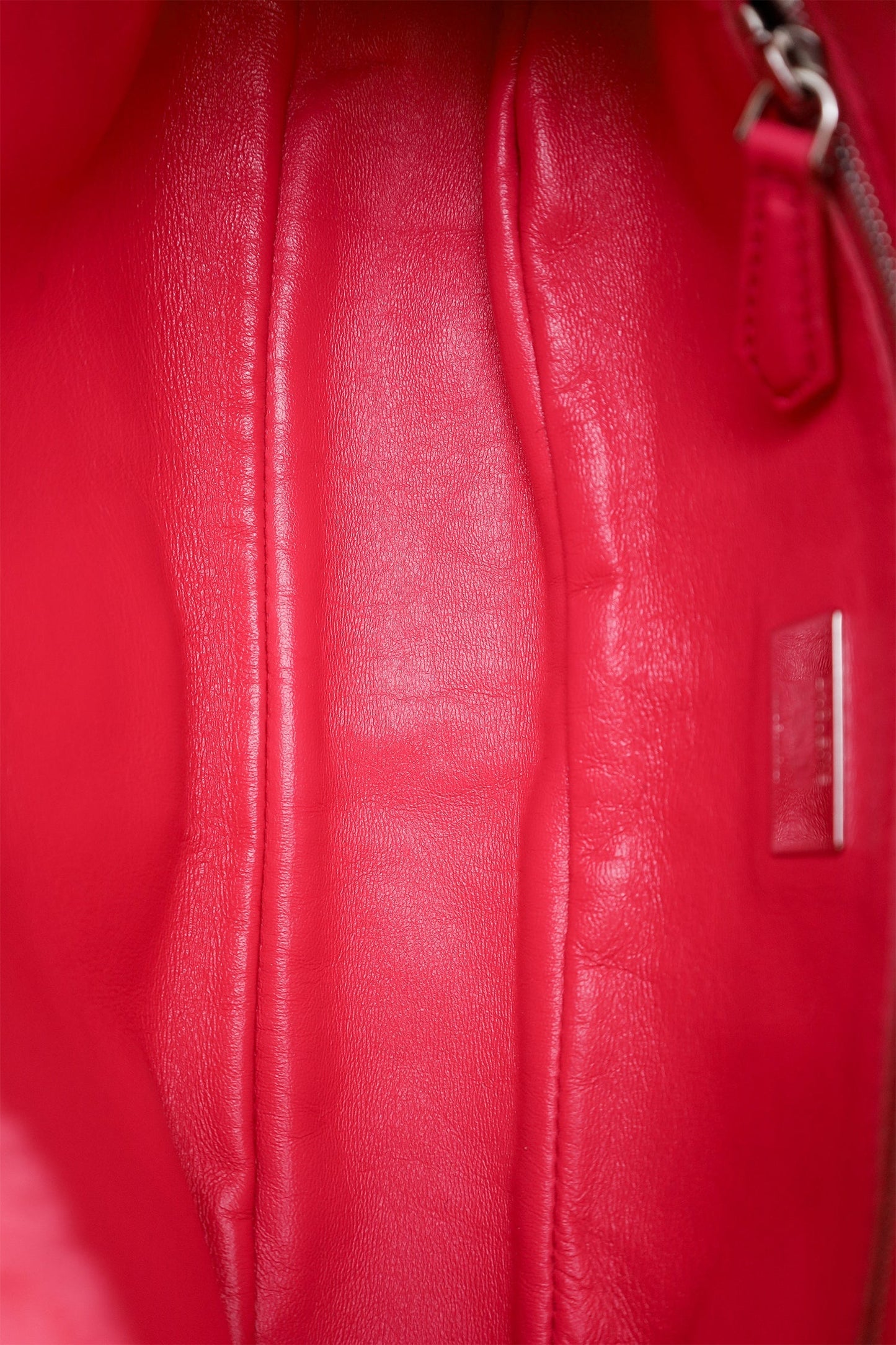 Fendi Pink Shearling Baguette NM Shoulder Bag