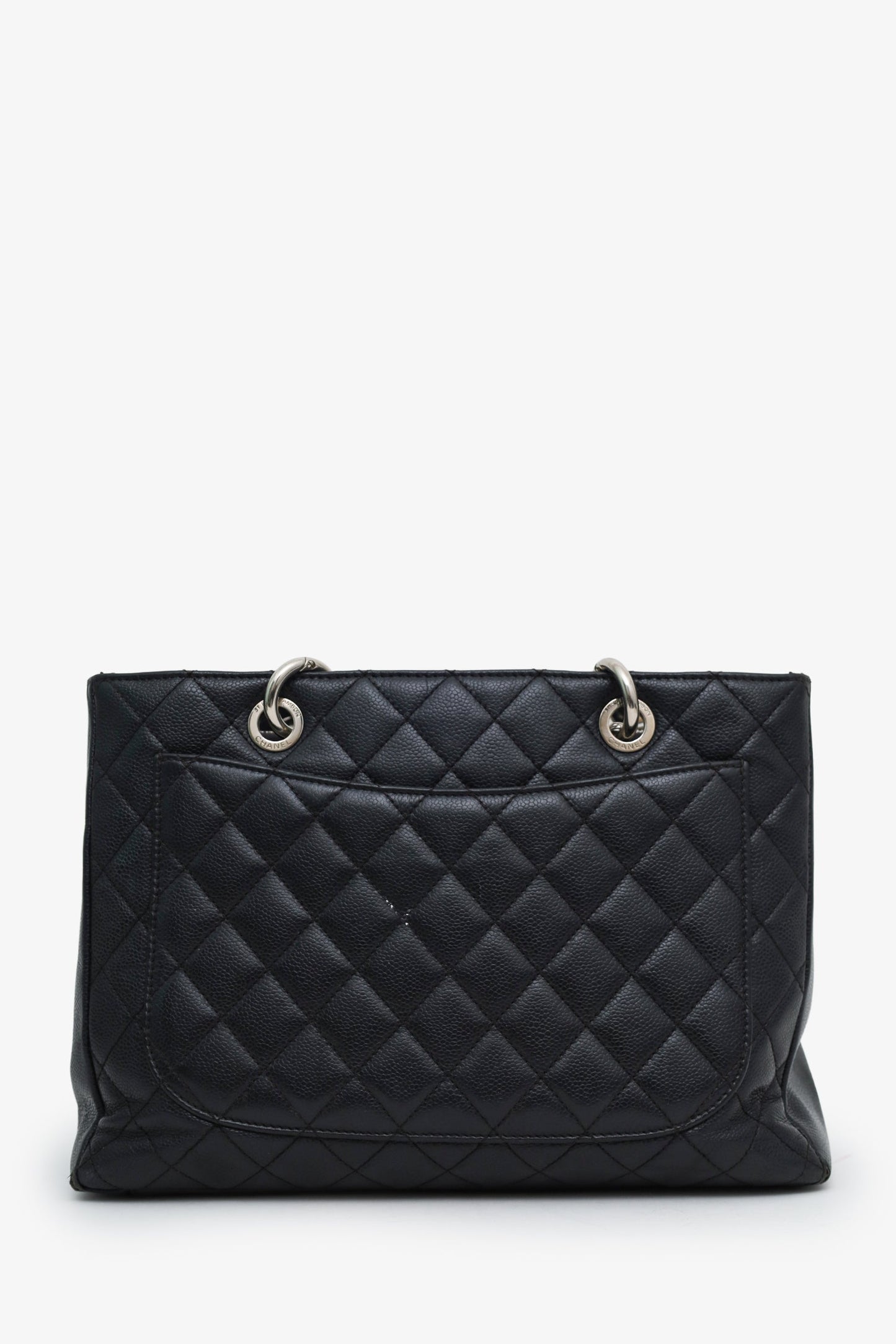 Chanel™ 2012 Black Caviar Leather Grand Shopping Tote