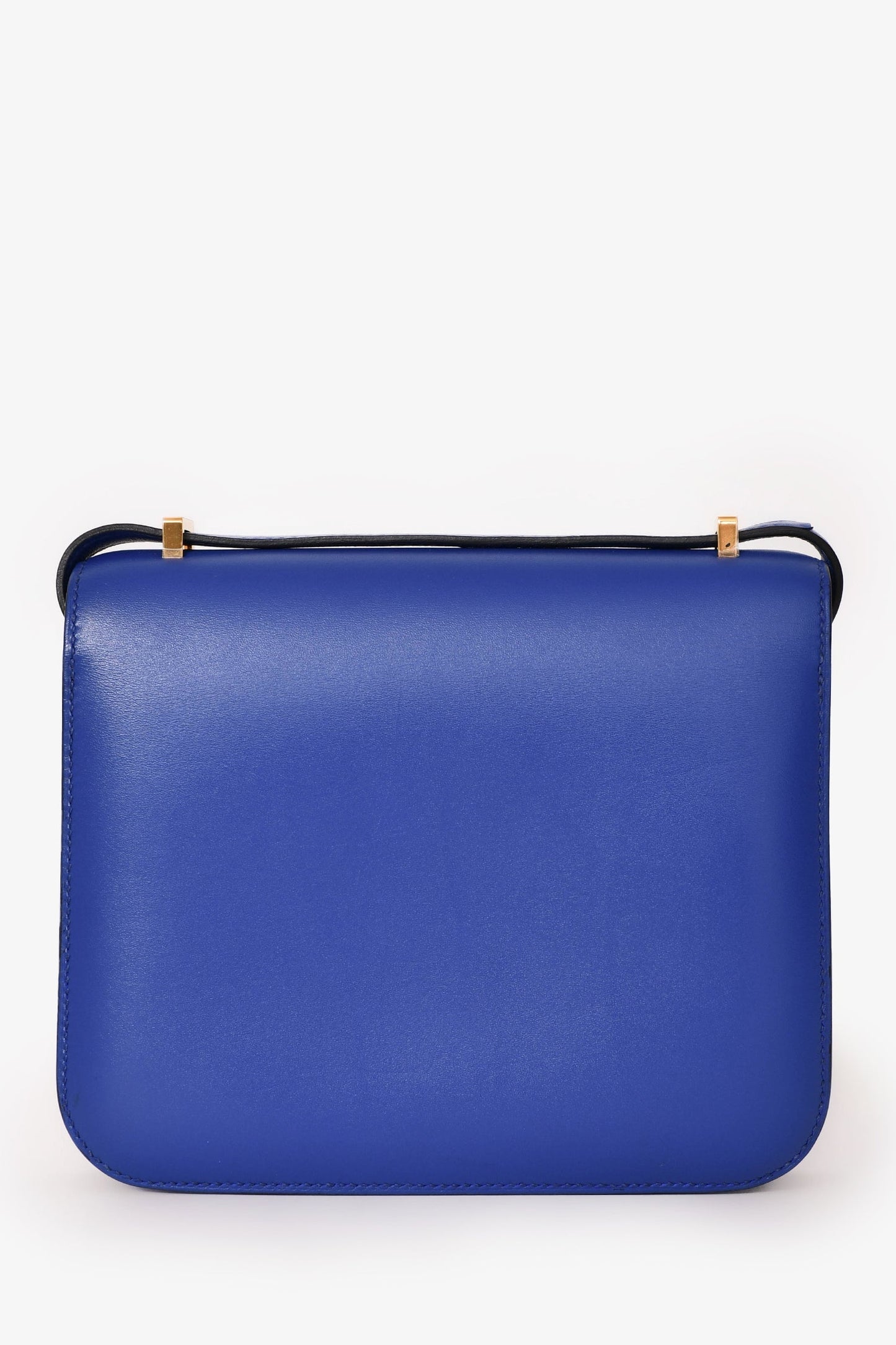 Hermès 2020 Electric Blue Swift Leather Constance 18 GHW