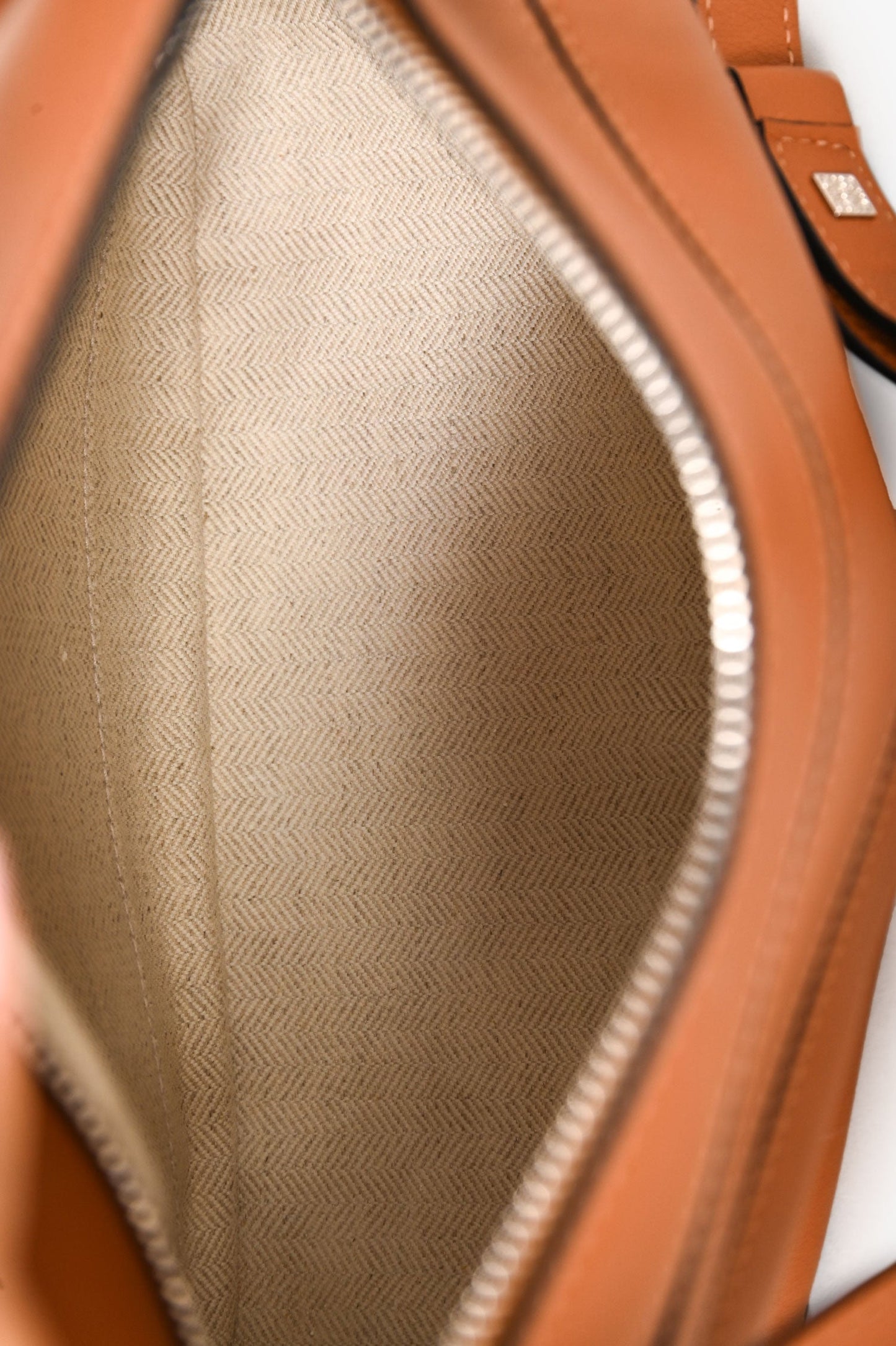 Loewe Tan Leather Small Puzzle Edge Crossbody Bag