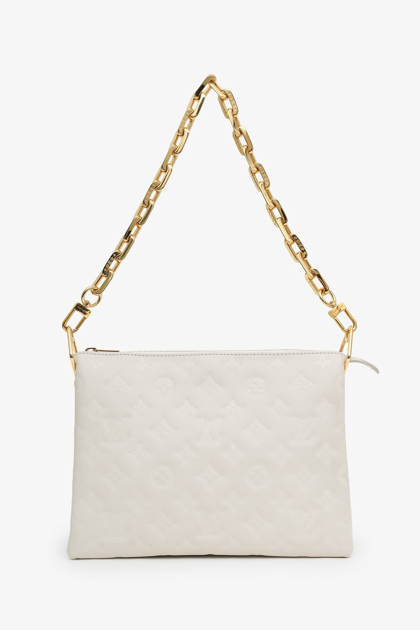 Louis Vuitton Cream Empreinte Coussin PM Shoulder Bag