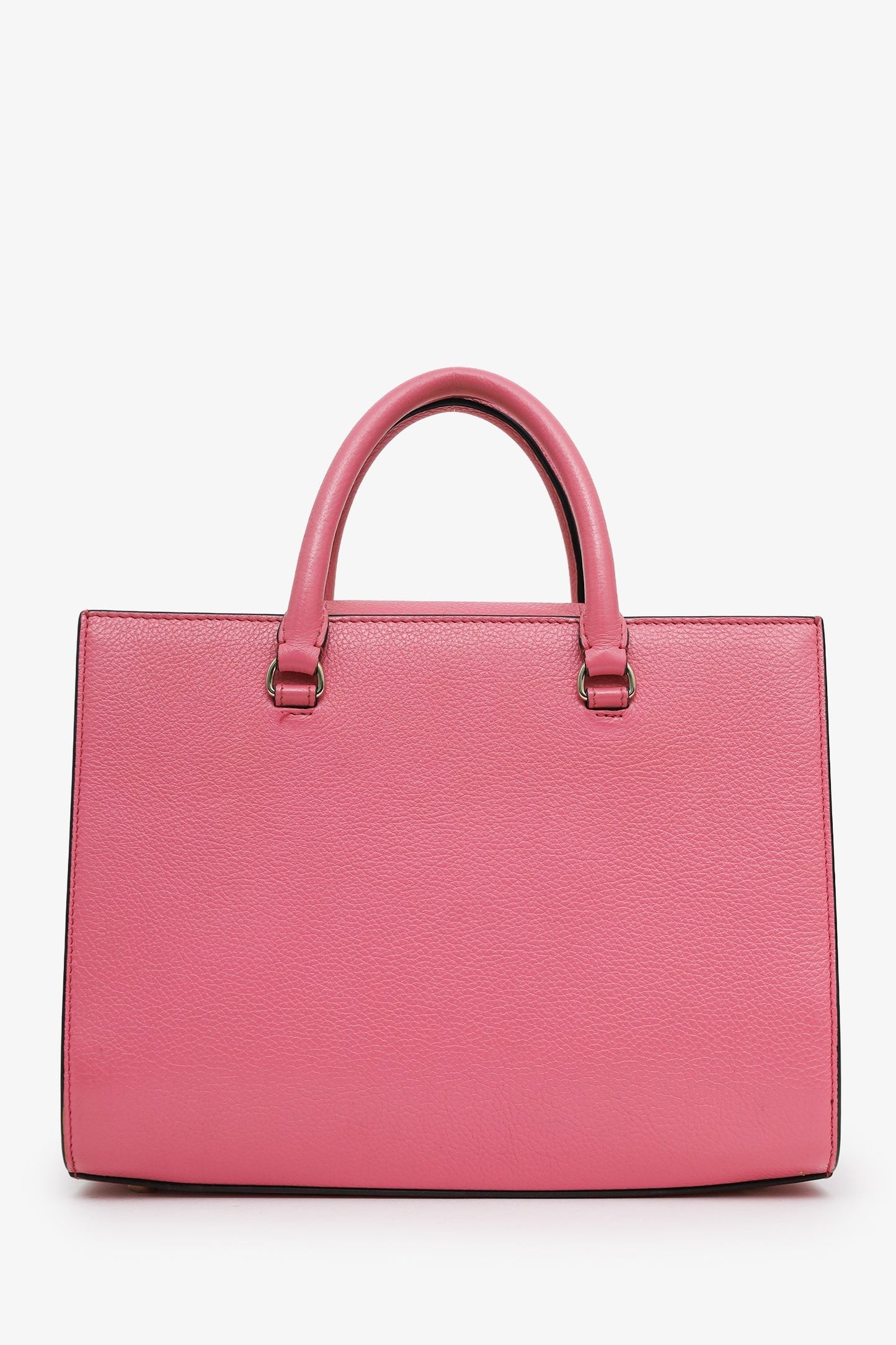 Jimmy Choo Pink Cheri Leather Book Tote