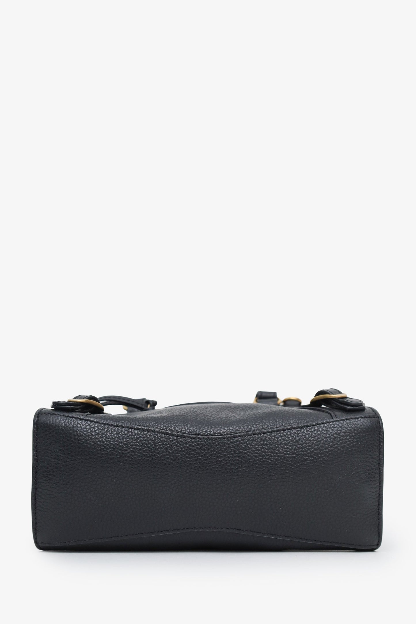Balenciaga Black Leather Neo Classic Mini Crossbody Bag