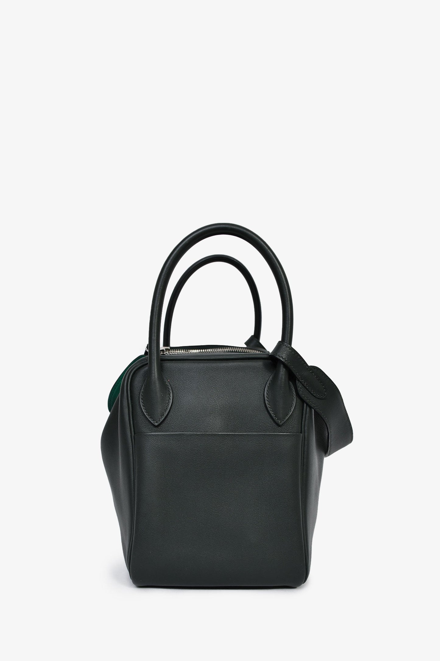 Hermès 2023 Dark Blue Swift Lindy 30 PHW with Strap