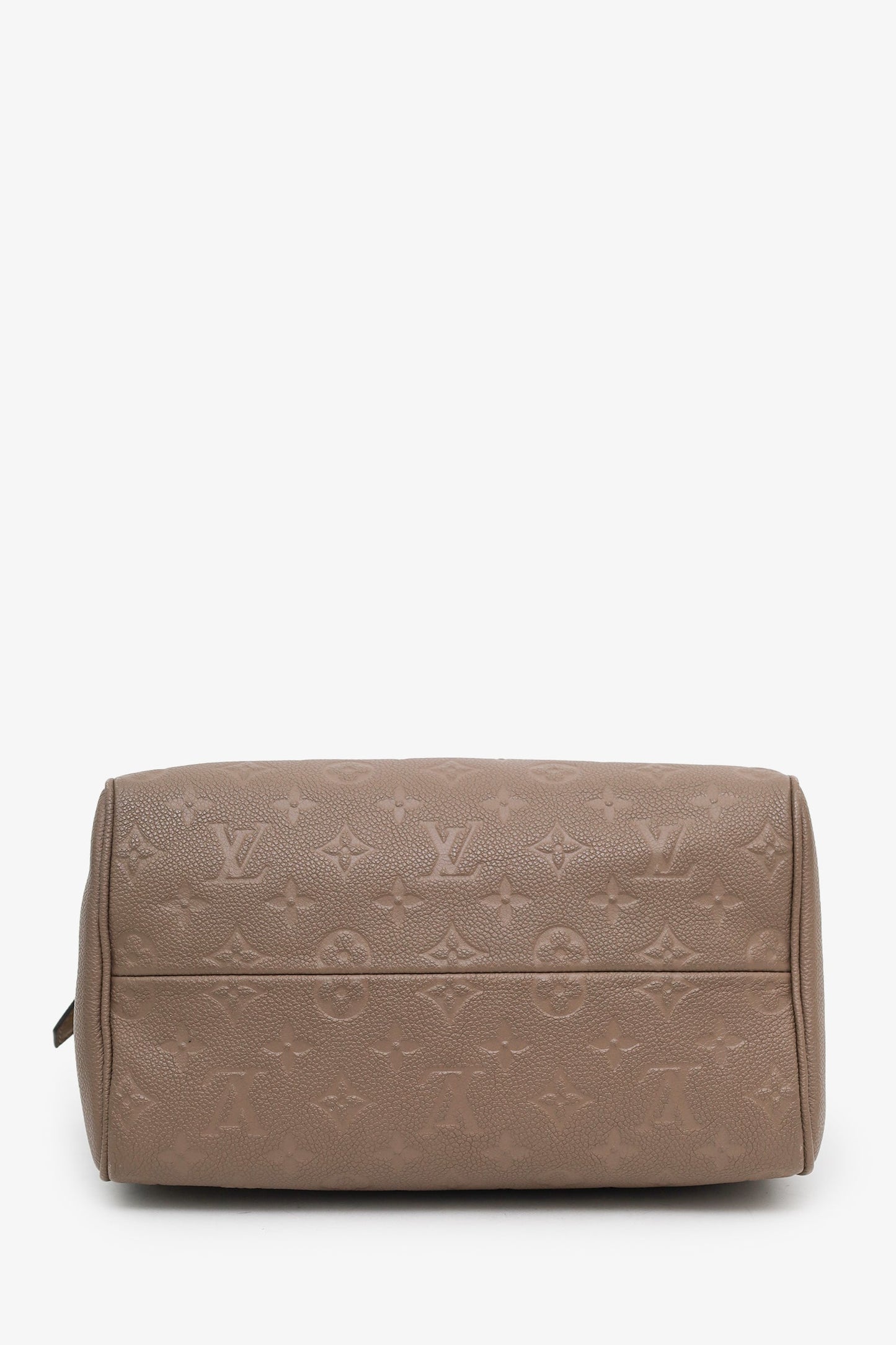Louis Vuitton Mauve Empreinte Leather Speedy Bandouliere 25 Bag with Strap
