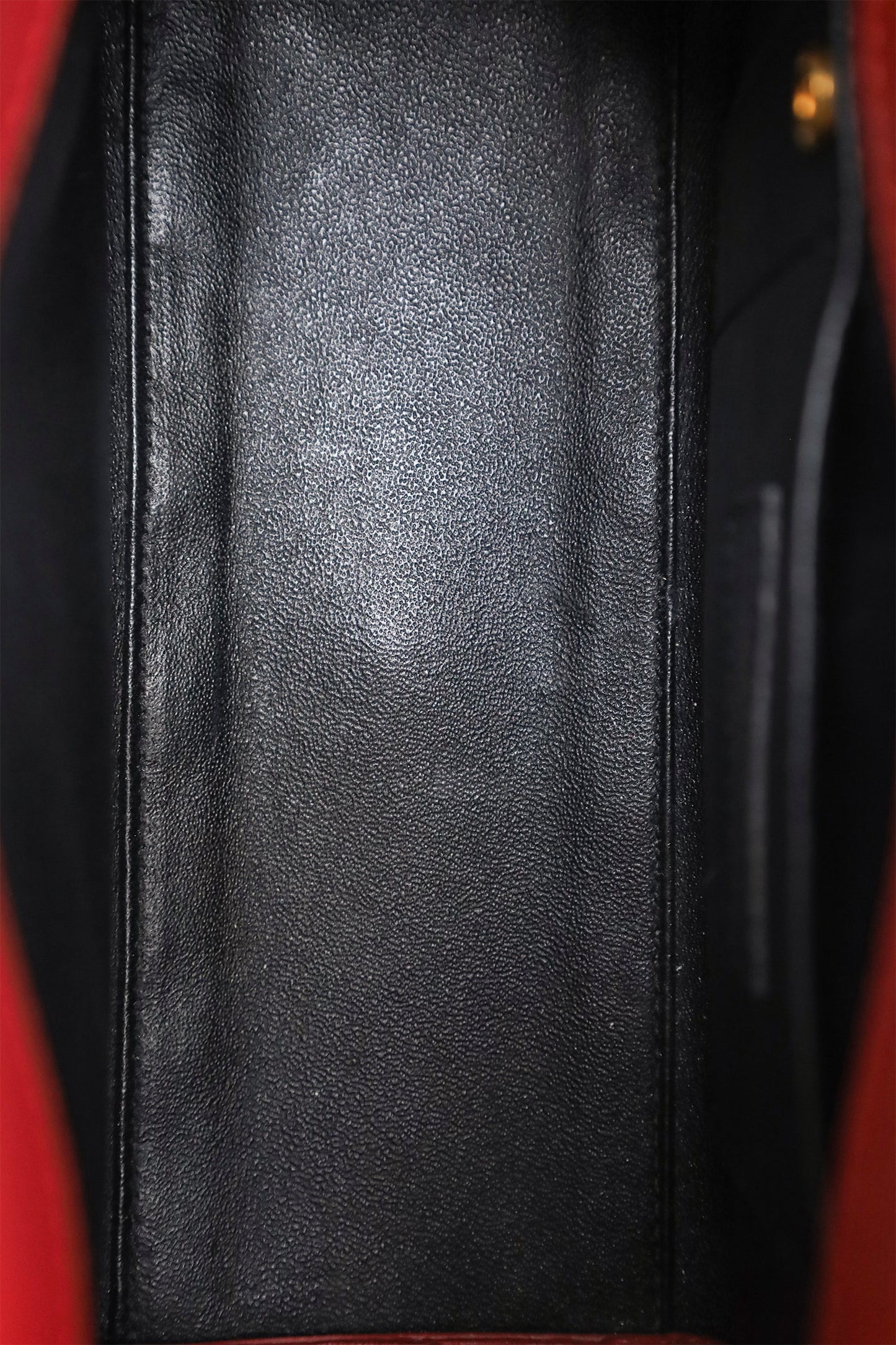 Saint Laurent Burgundy Leather Sac De Jour Nano Tote Bag With Strap