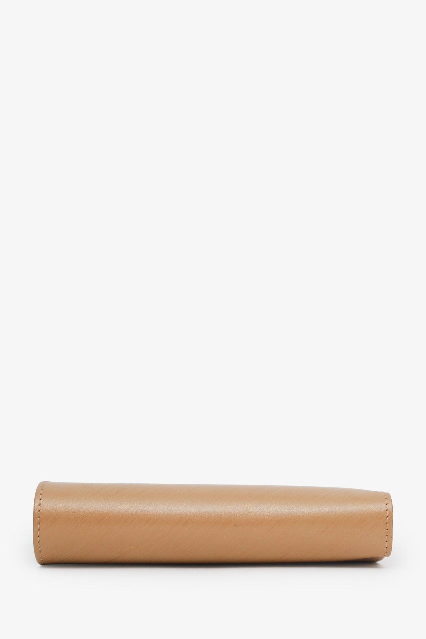 Cartier Beige Smooth Calfskin Leather Trinity Mini Wallet Clutch Bag