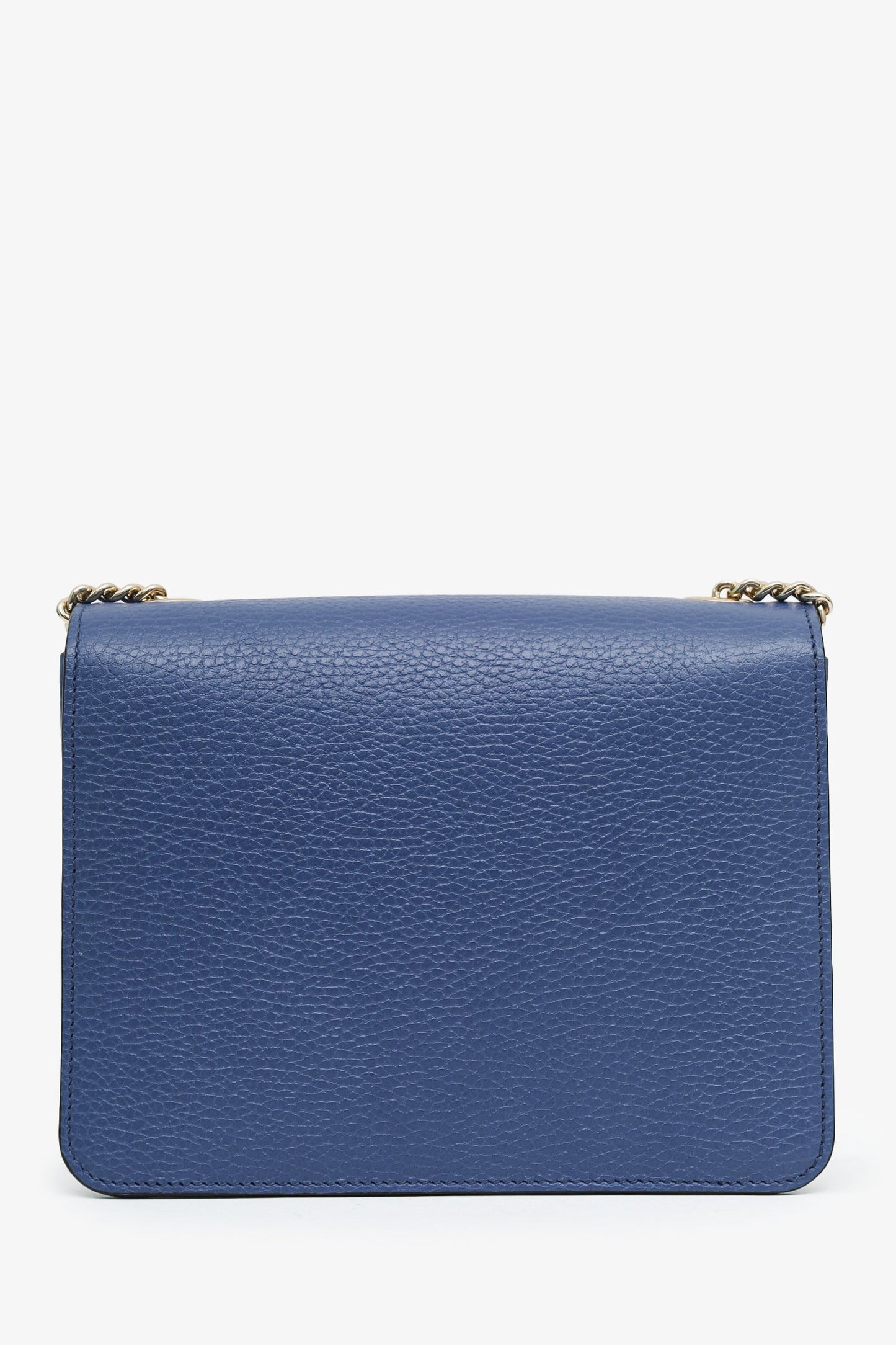 Gucci Blue Leather Interlocking G Small Dollar Bag