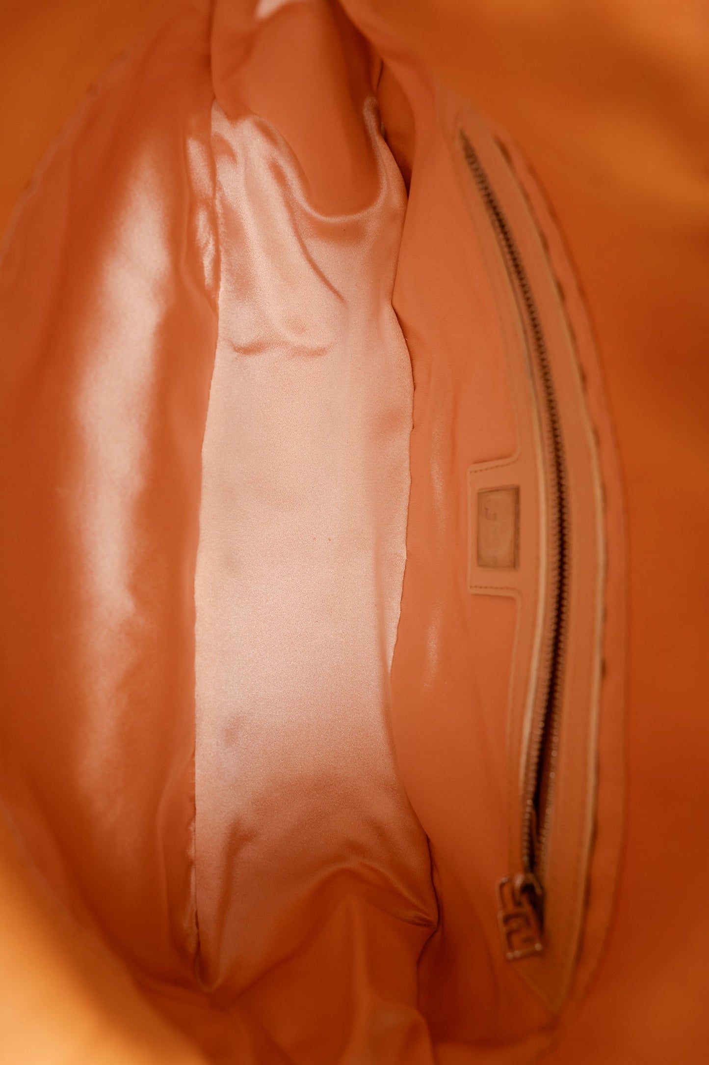 Fendi Pink/Yellow Colourblock Leather Baguette Shoulder Bag