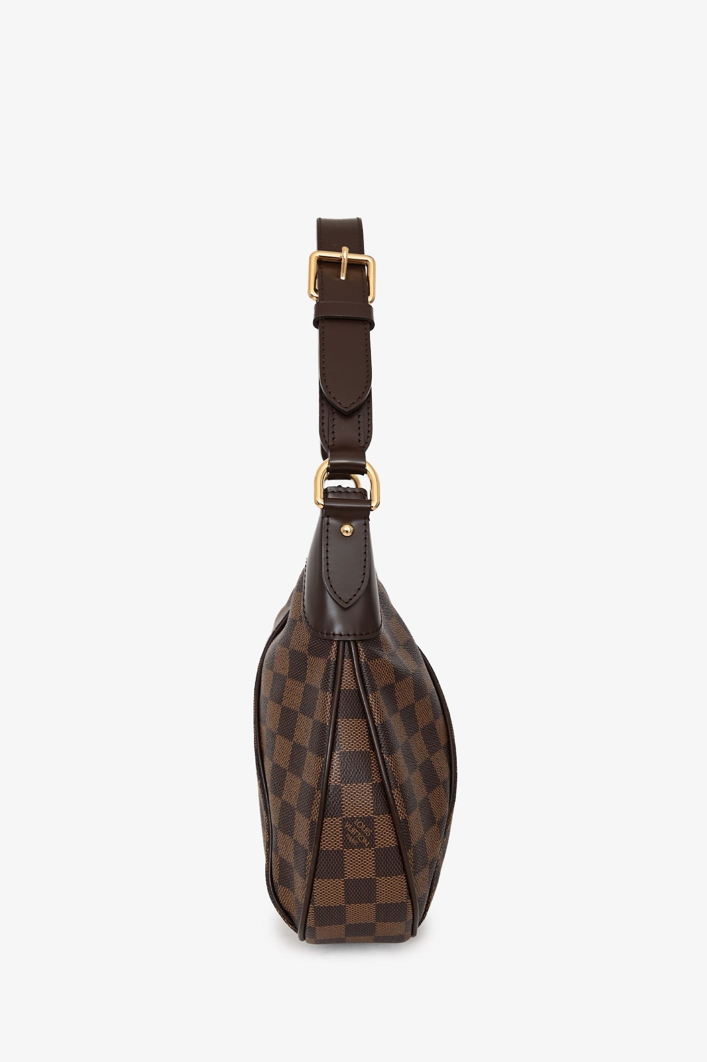 Louis Vuitton 2009 Damier Ebene Canvas Thames GM Shoulder Bag