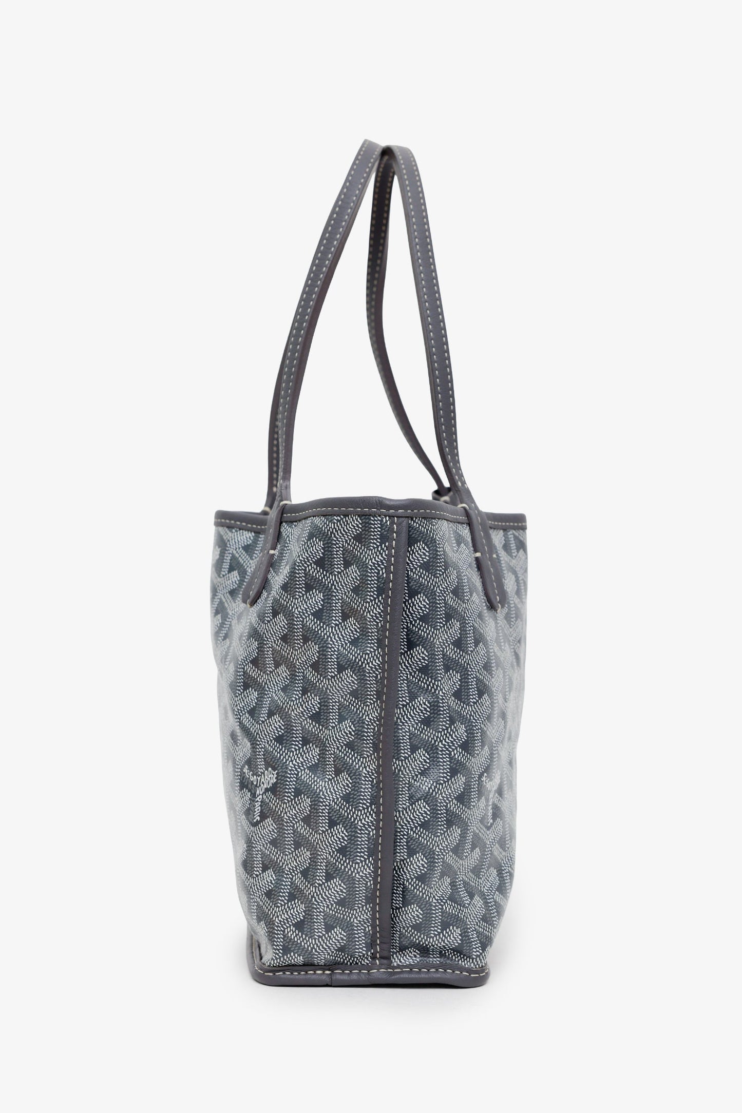 Goyard Grey Goyardine Coated Canvas Anjou Mini Tote Bag With Pouch
