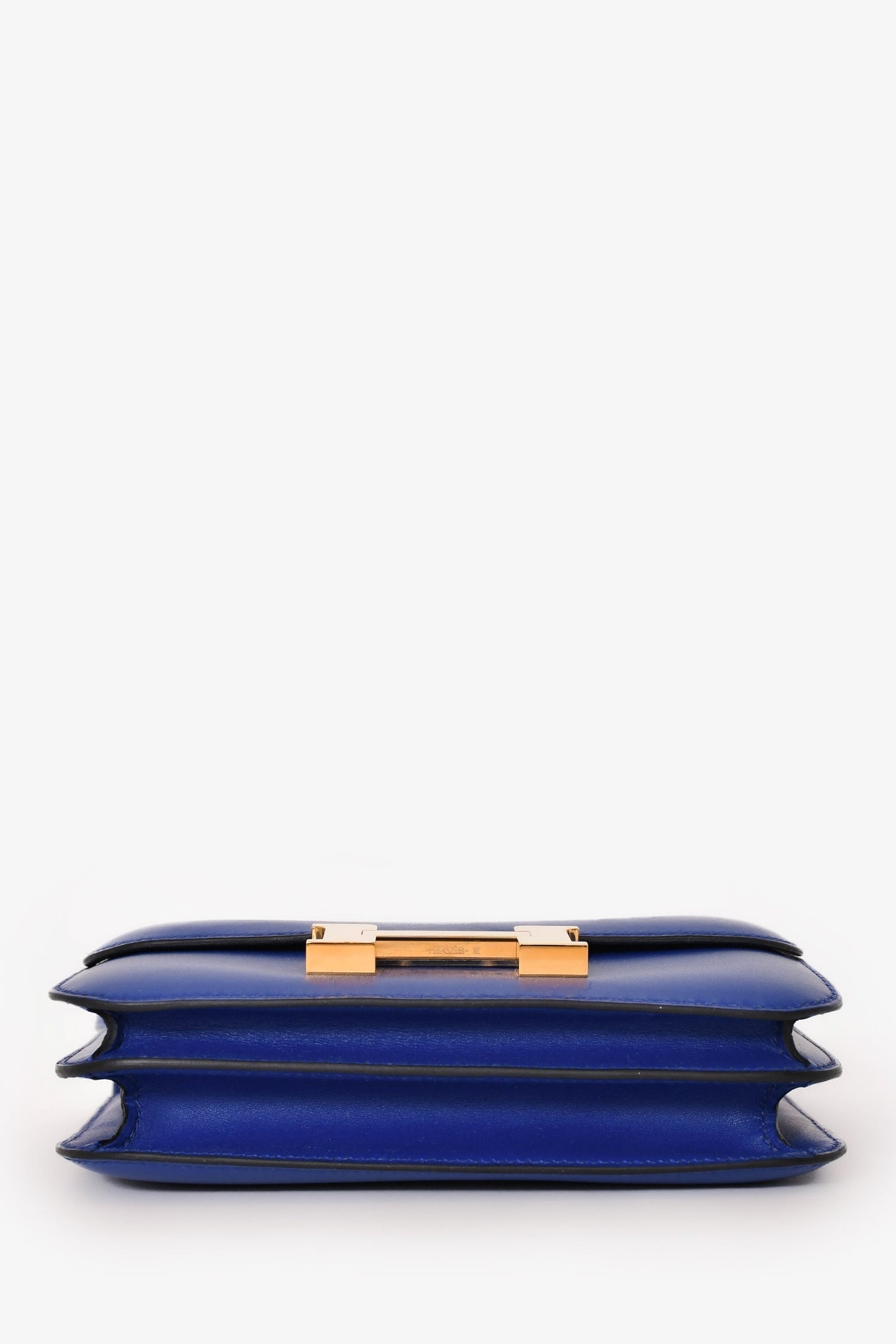 Hermès 2020 Electric Blue Swift Leather Constance 18 GHW