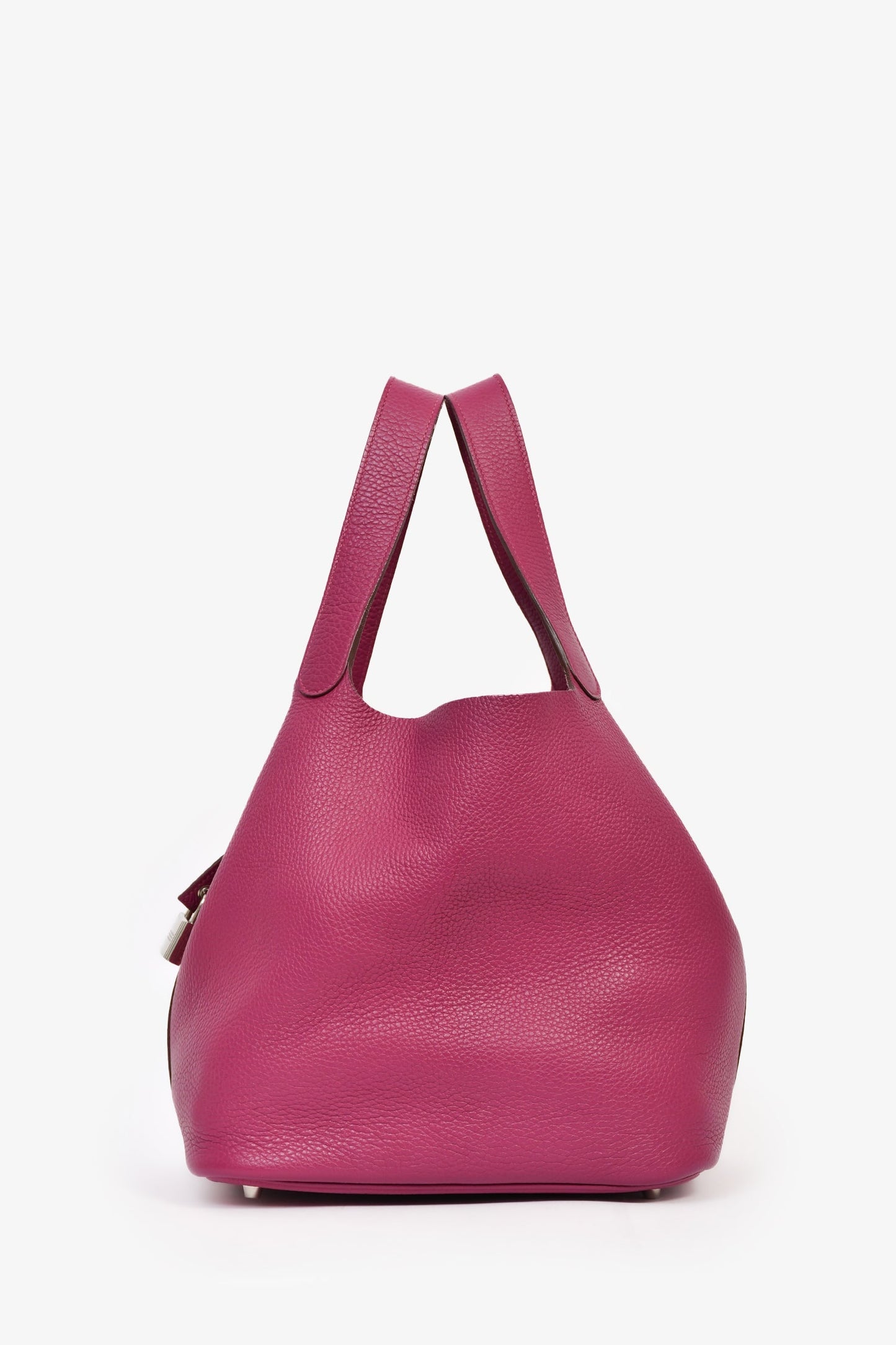 Hermès 2016 Magenta Clemence Picotin Lock TGM 31