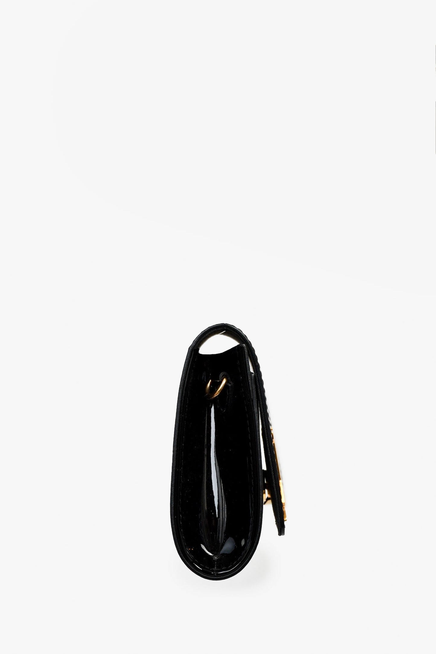 Louis Vuitton Black Patent Leather Louise PM Chain Crossbody Bag