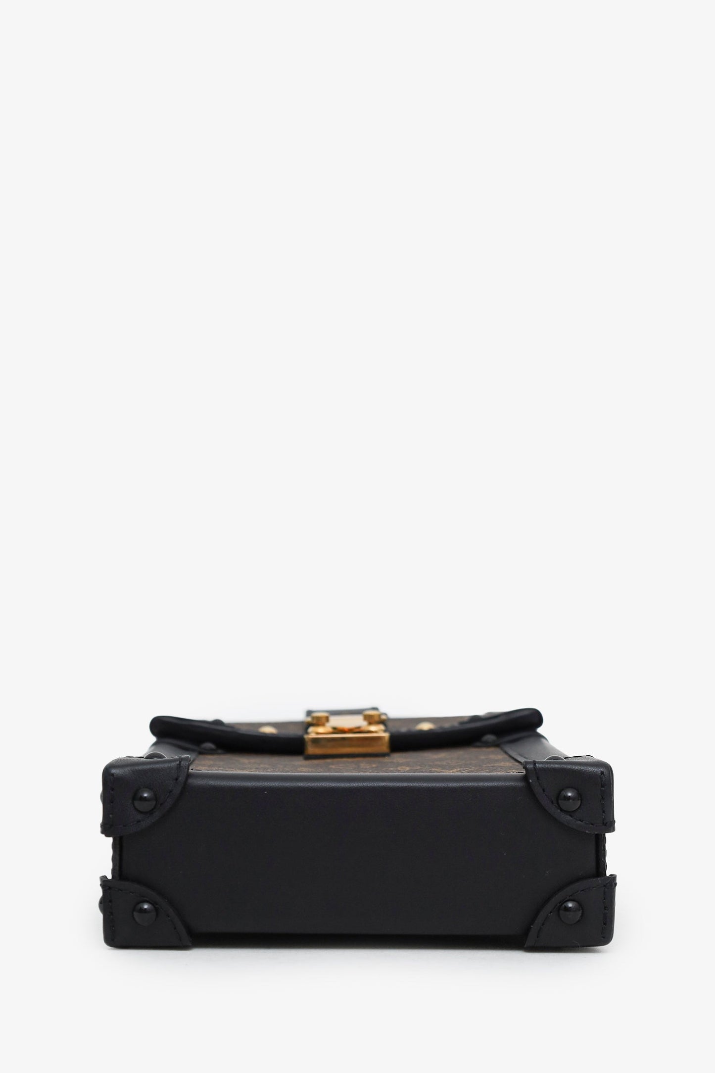 Louis Vuitton Brown Monogram Pochette Vertical Trunk