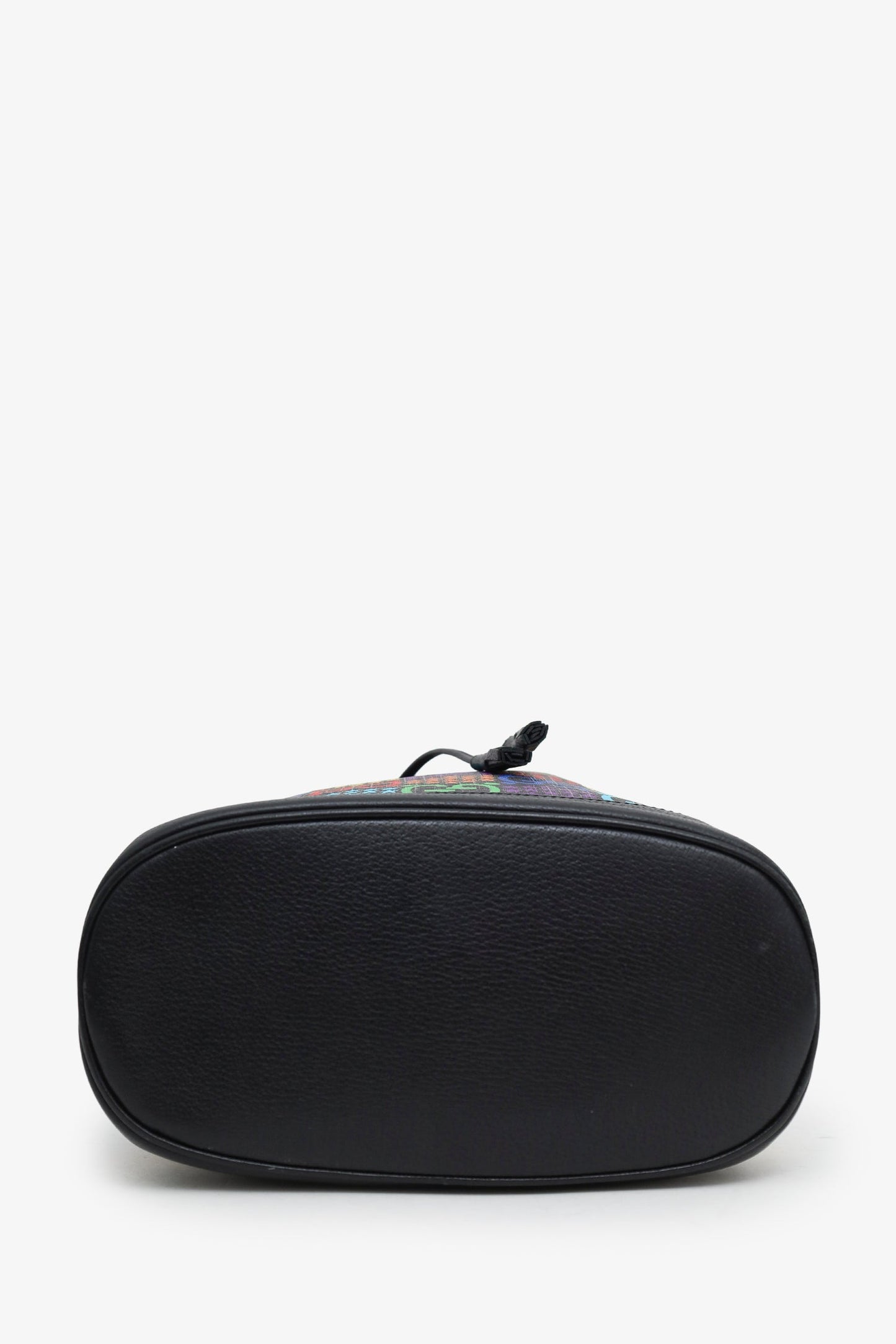 Gucci Black/Multicolour Coated Canvas GG Psychedelic Bucket Bag