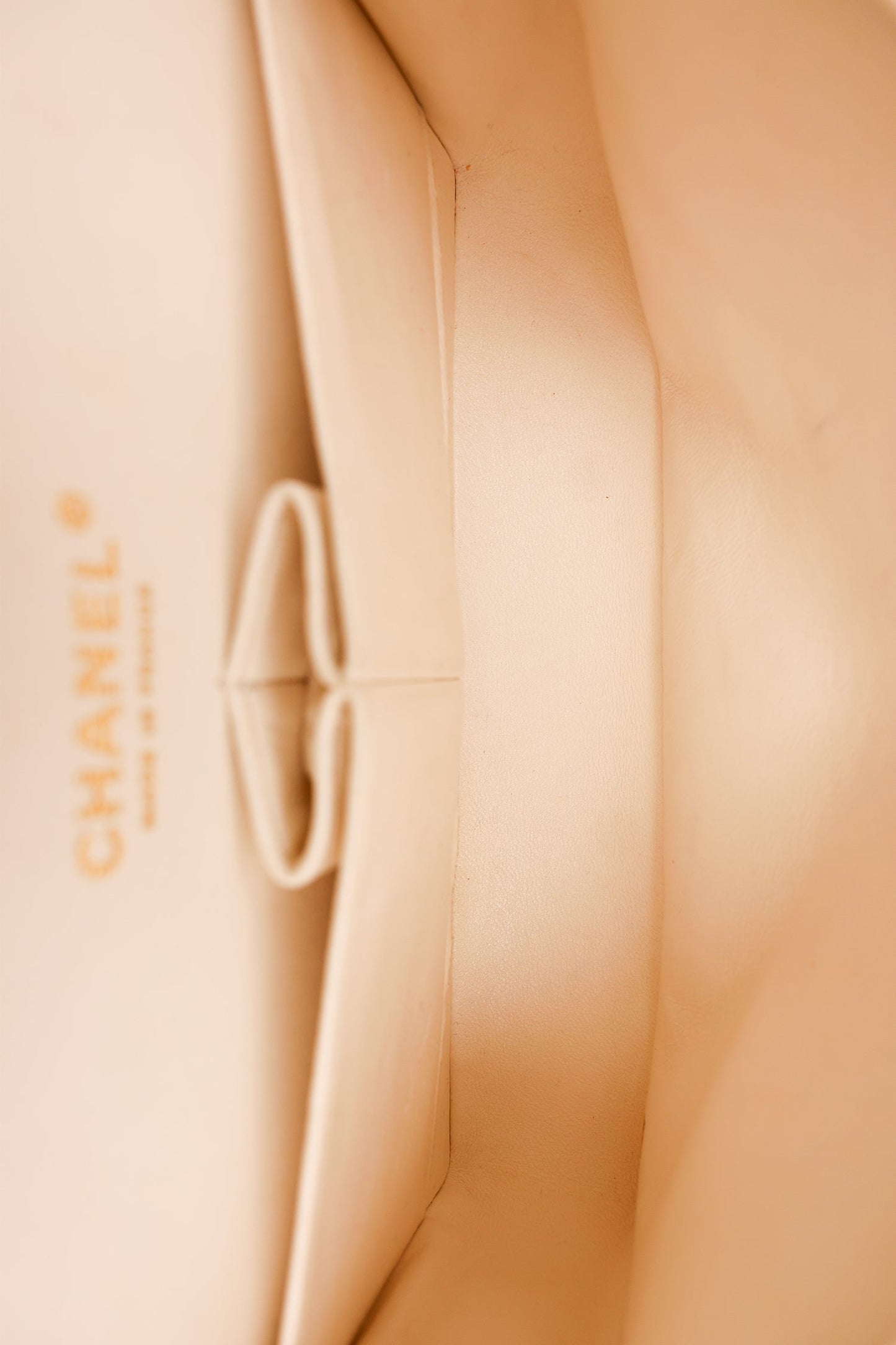 Chanel™ 2004-2005 White Lambskin Medium Classic Double Flap
