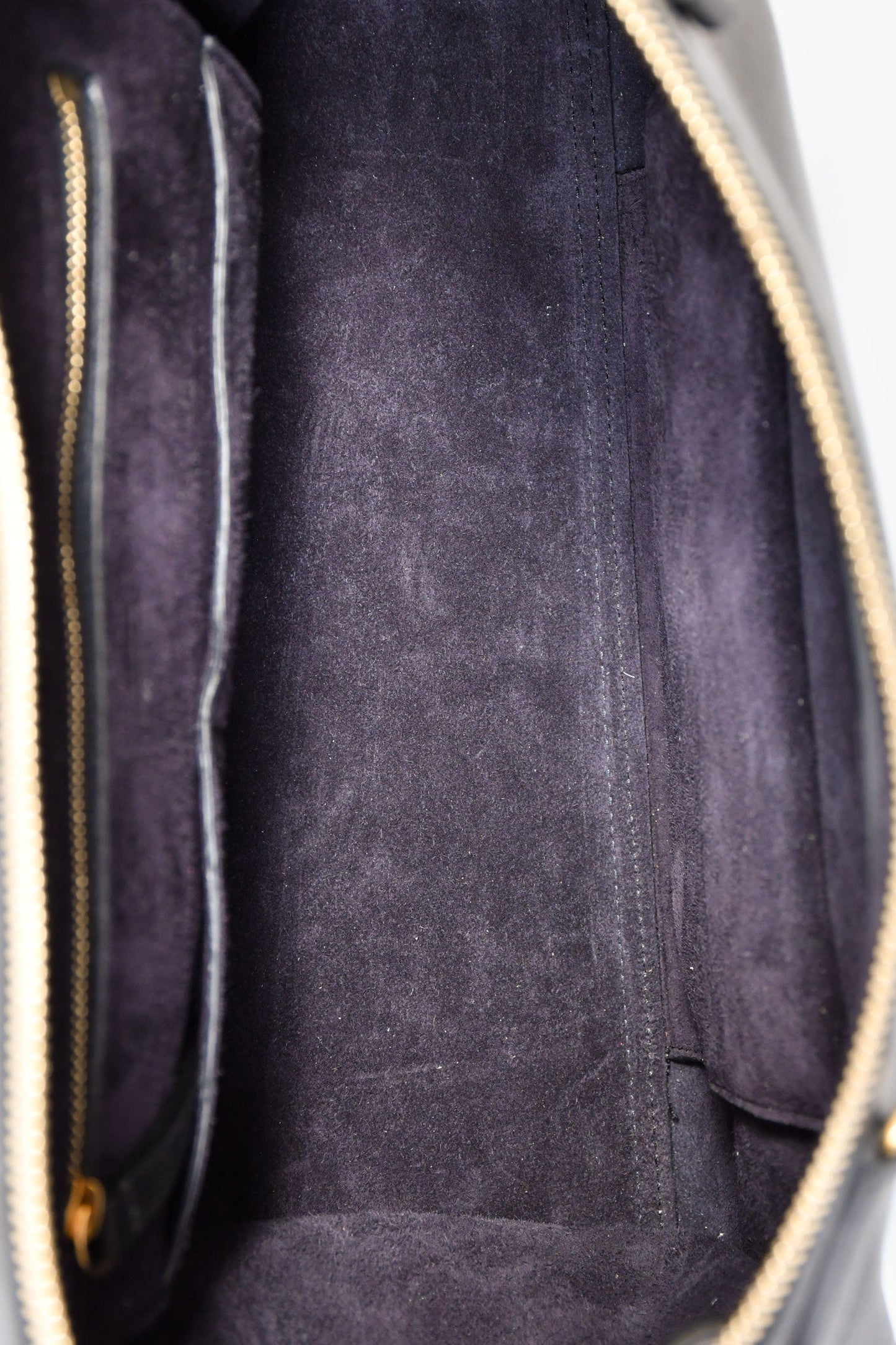 Celine Black Leather Medium Ring Bag