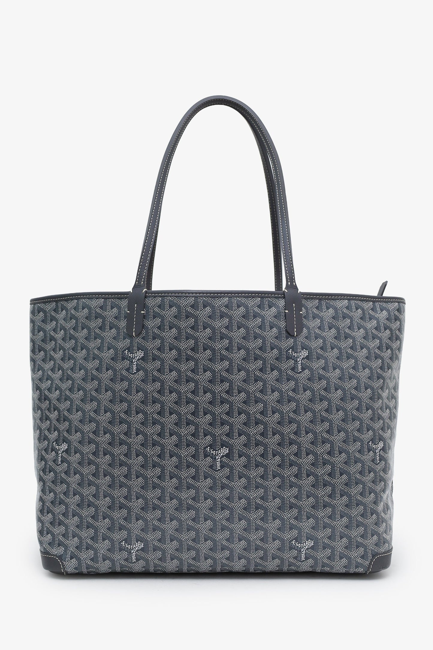 Goyard Grey Goyardine Artois Tote MM