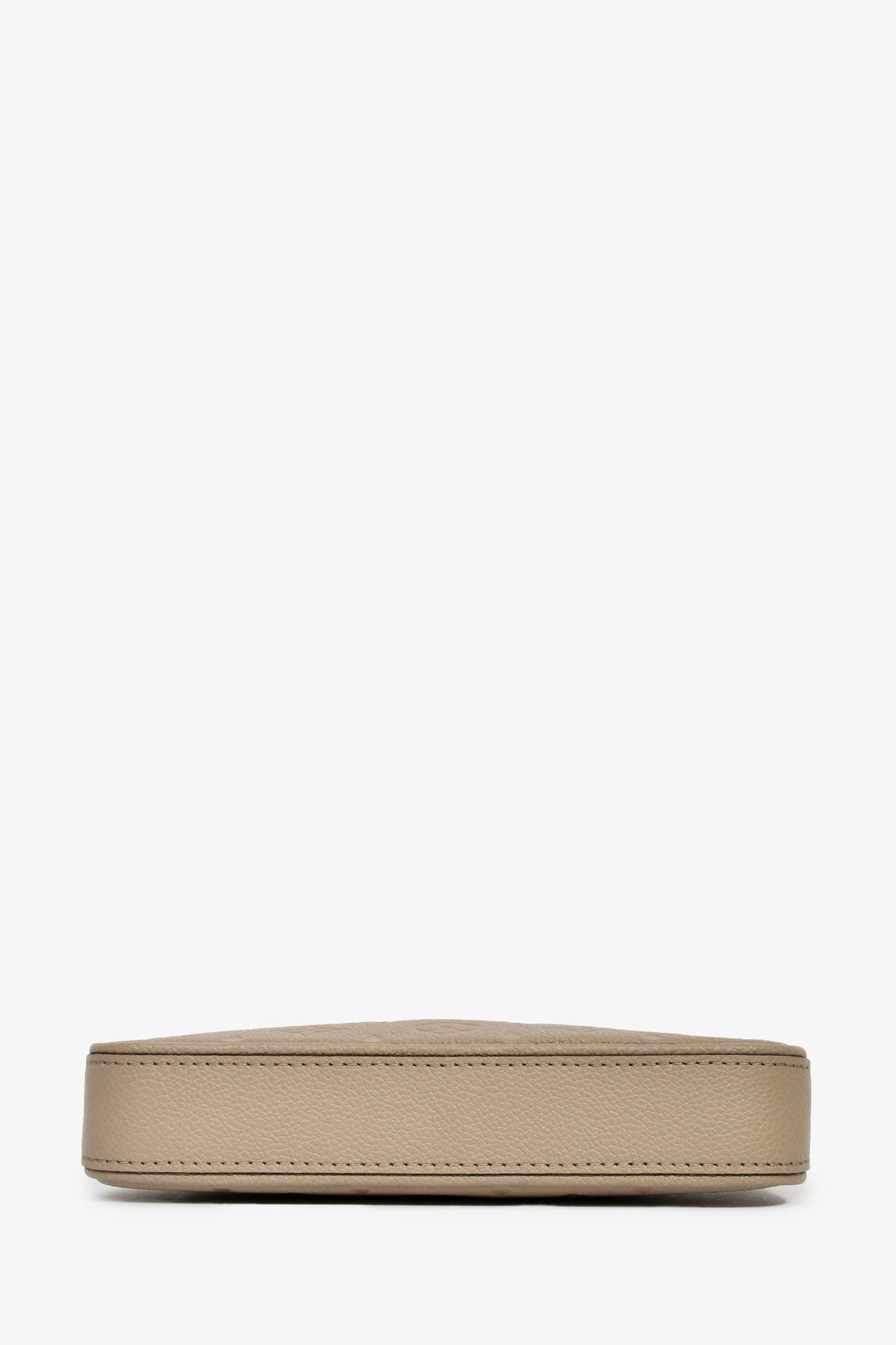 Louis Vuitton Taupe Monogram Empreinte Easy Pouch On Strap
