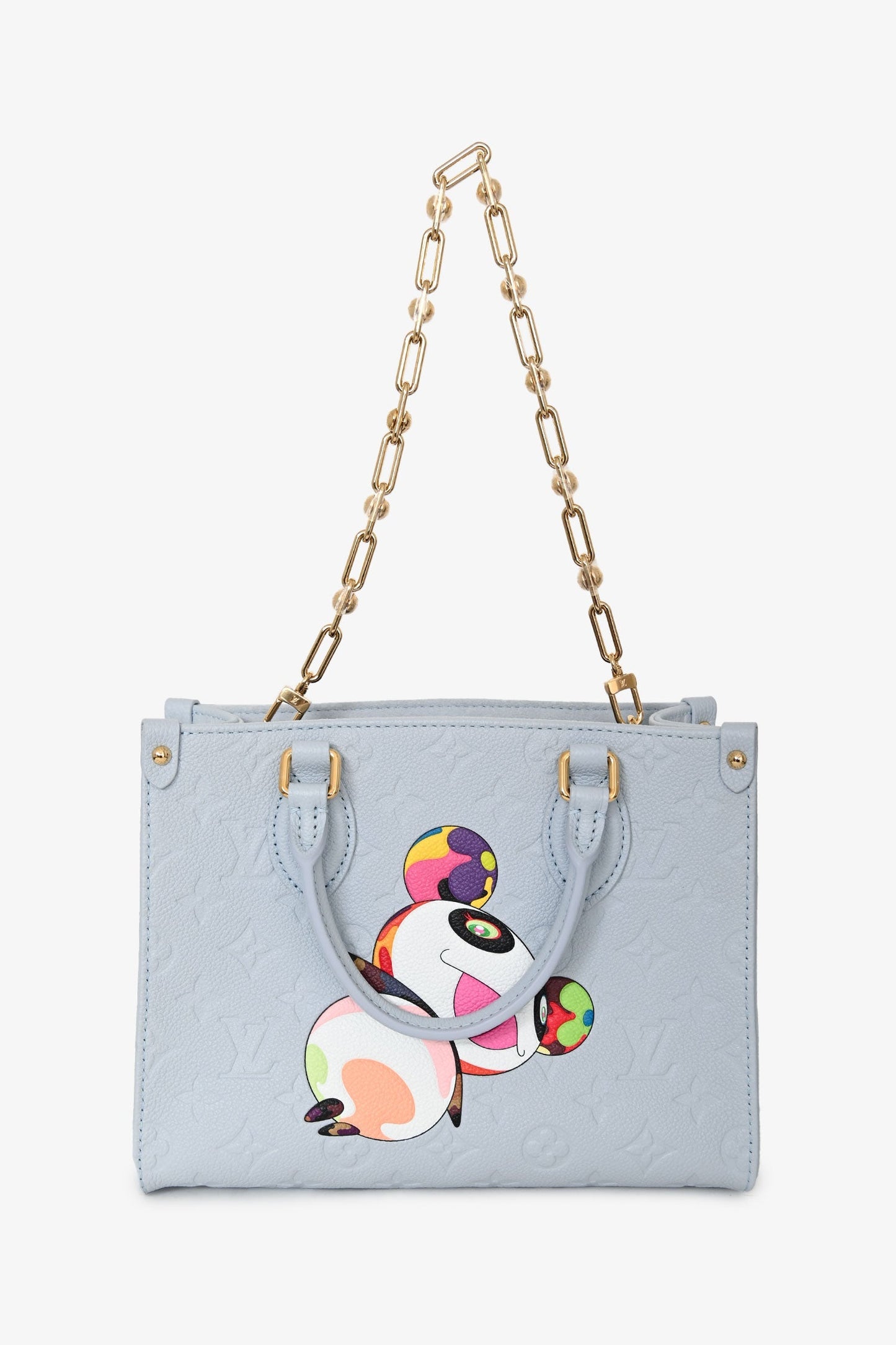 Louis Vuitton Washed Blue Empreinte OnTheGo PM Tote