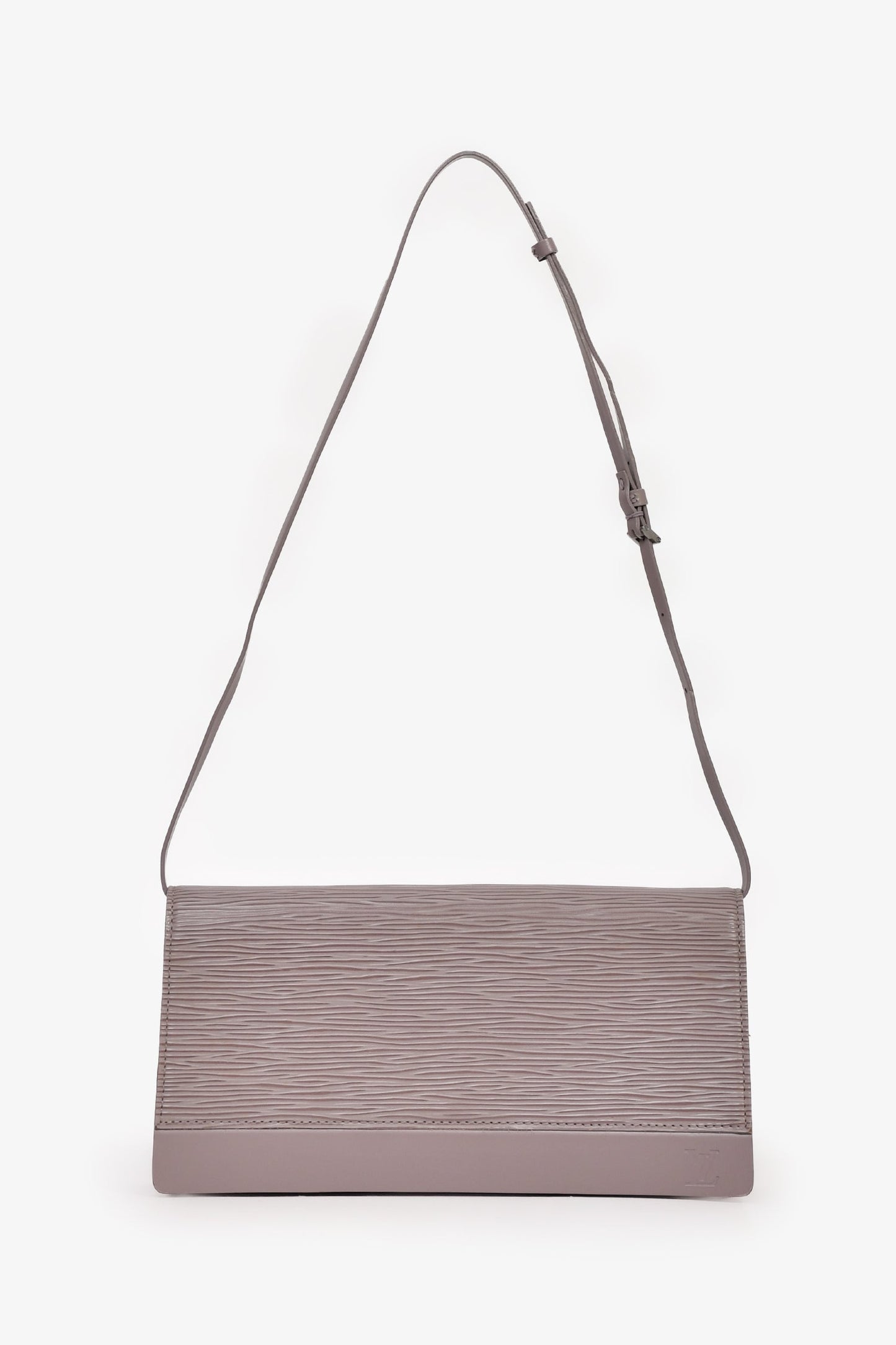 Louis Vuitton Lilac Epi 'Honfleur' Logo Shoulder Bag
