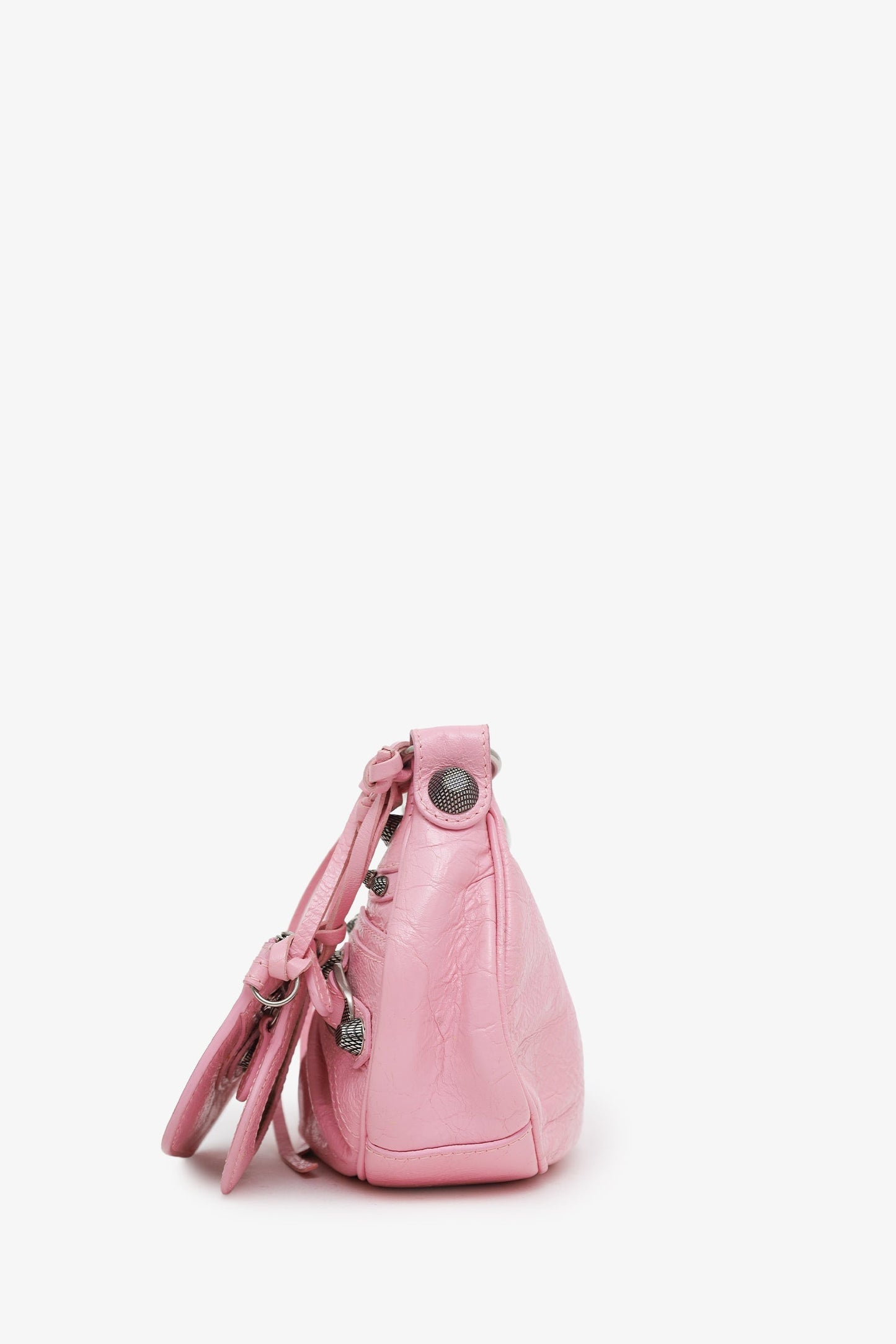 Balenciaga Pink Le Cagole Shoulder Bag SHW