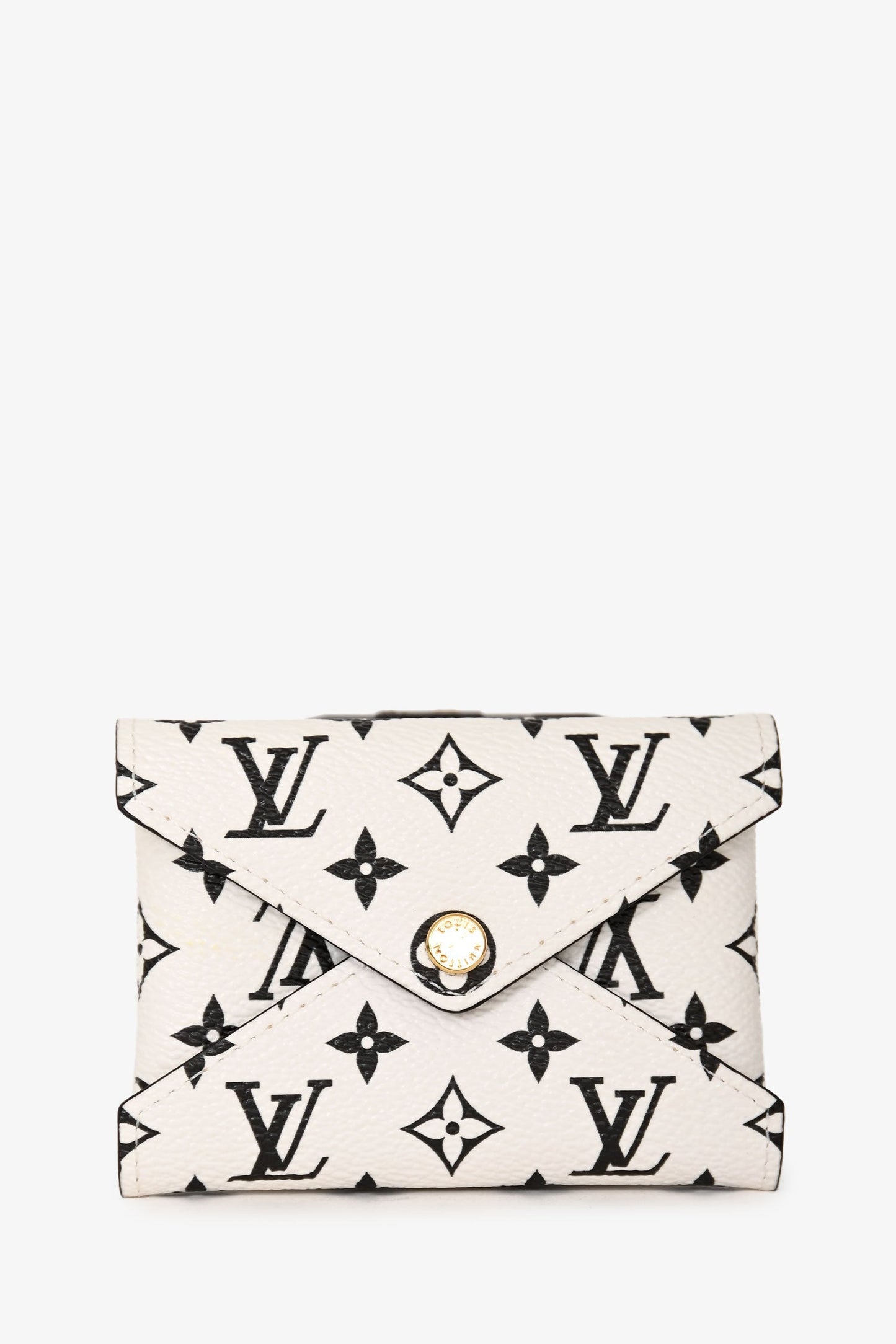 Louis Vuitton 2019 Black/White Monogram Kirigami Small Envelope Pochette
