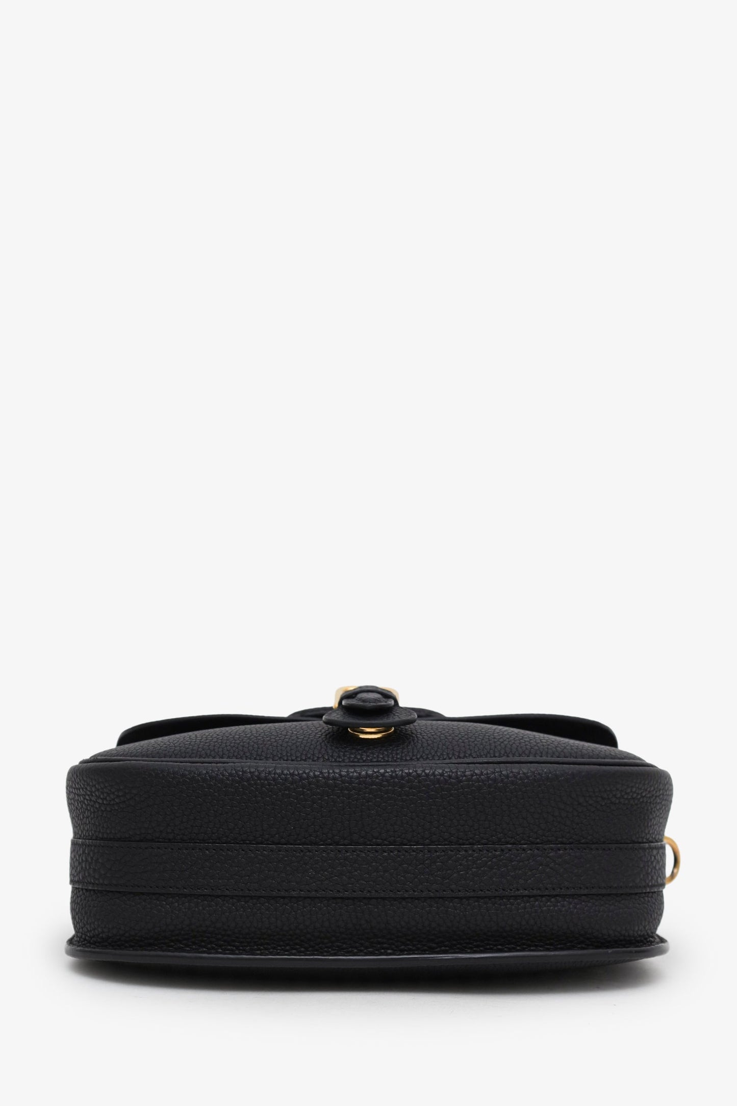 Christian Dior 2024 Black Leather Medium Bobby Oblique Canvas Strap Crossbody Bag