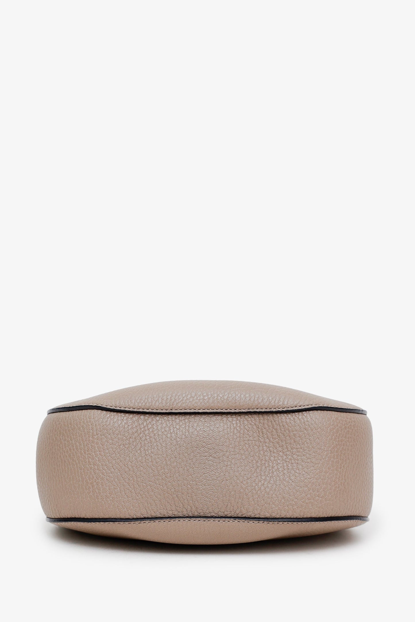Chloe Taupe Grained Leather 'Drew' Crossbody Bag