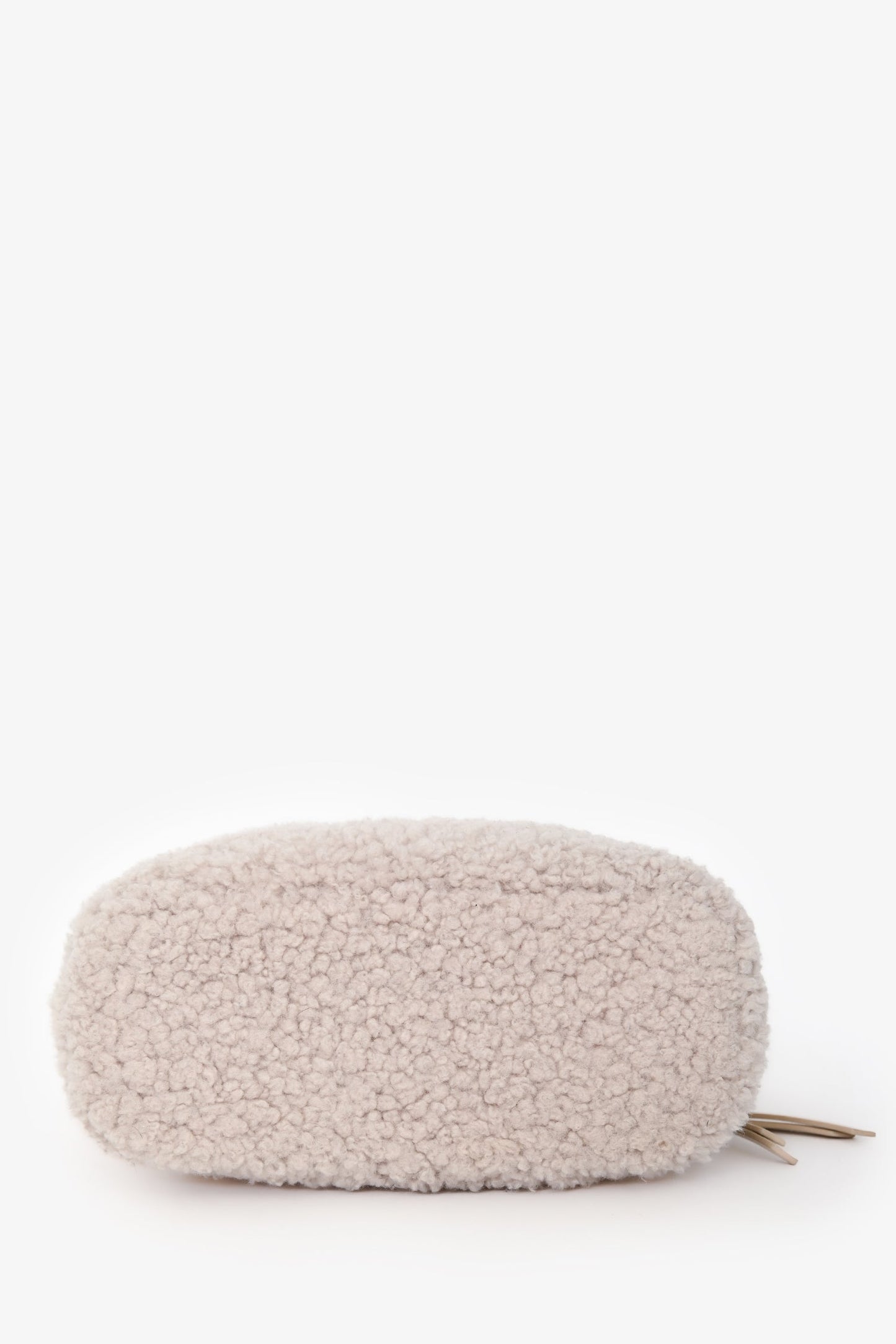 Miu Miu White Sheep Fur Vanity Top Handle