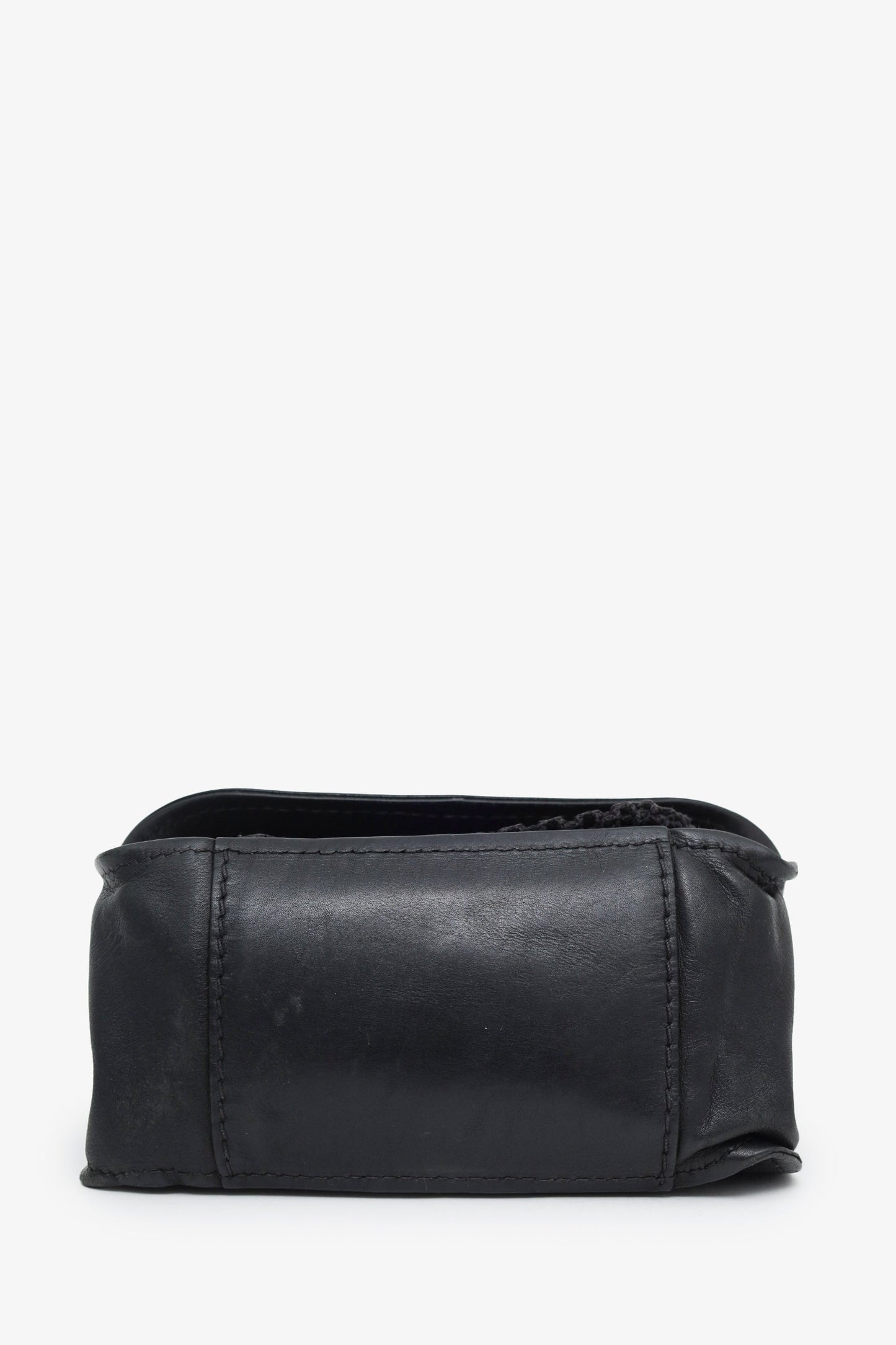 Chanel™ Black Quilted Leather Paris-Edinburgh Mini Highlander Messenger Bag