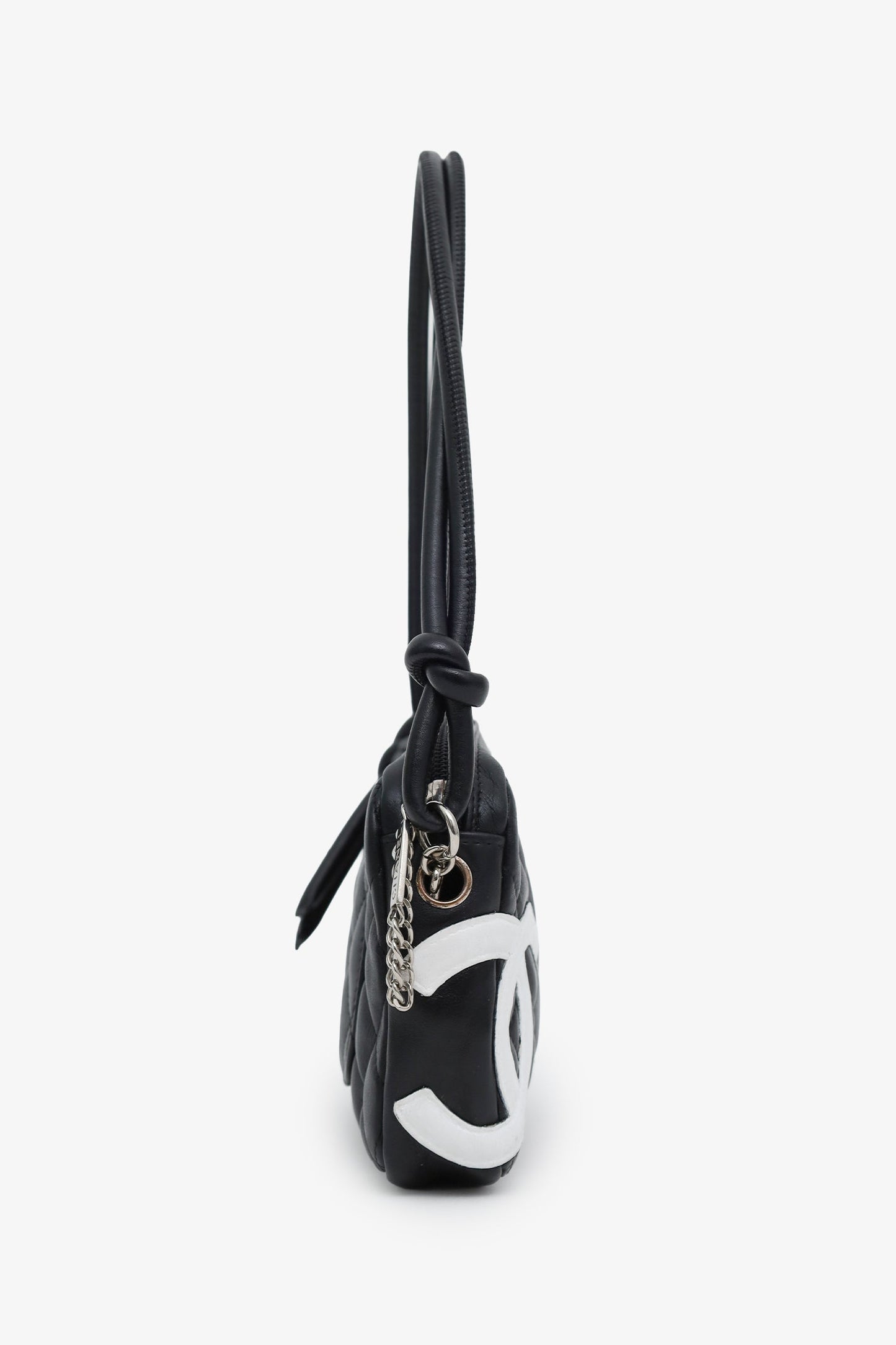 Chanel™ 2004-05 Black Quilted Cambon Ligne Pochette Bag