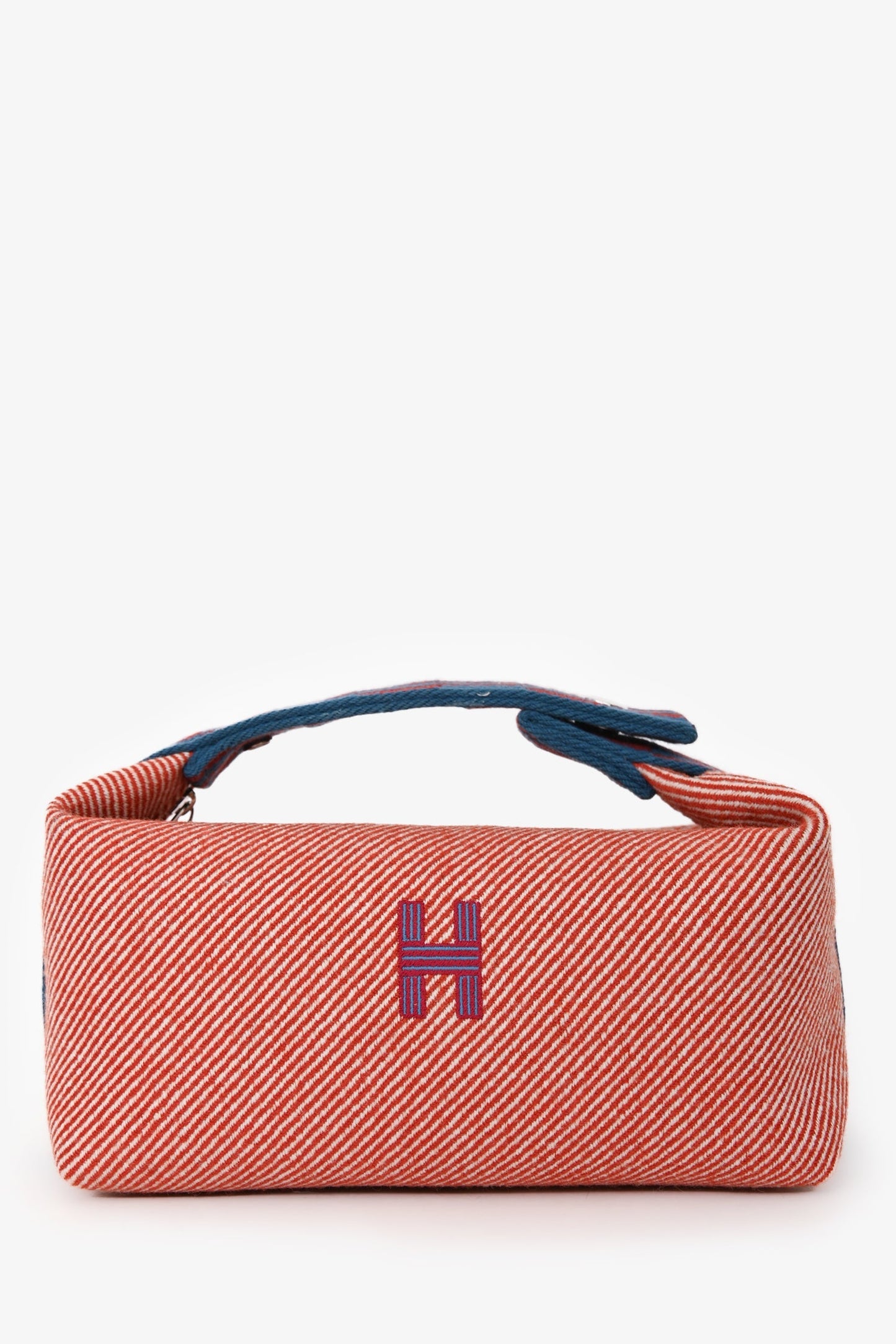 Hermès Red/White/Blue Wool Bride-A-Brac Case