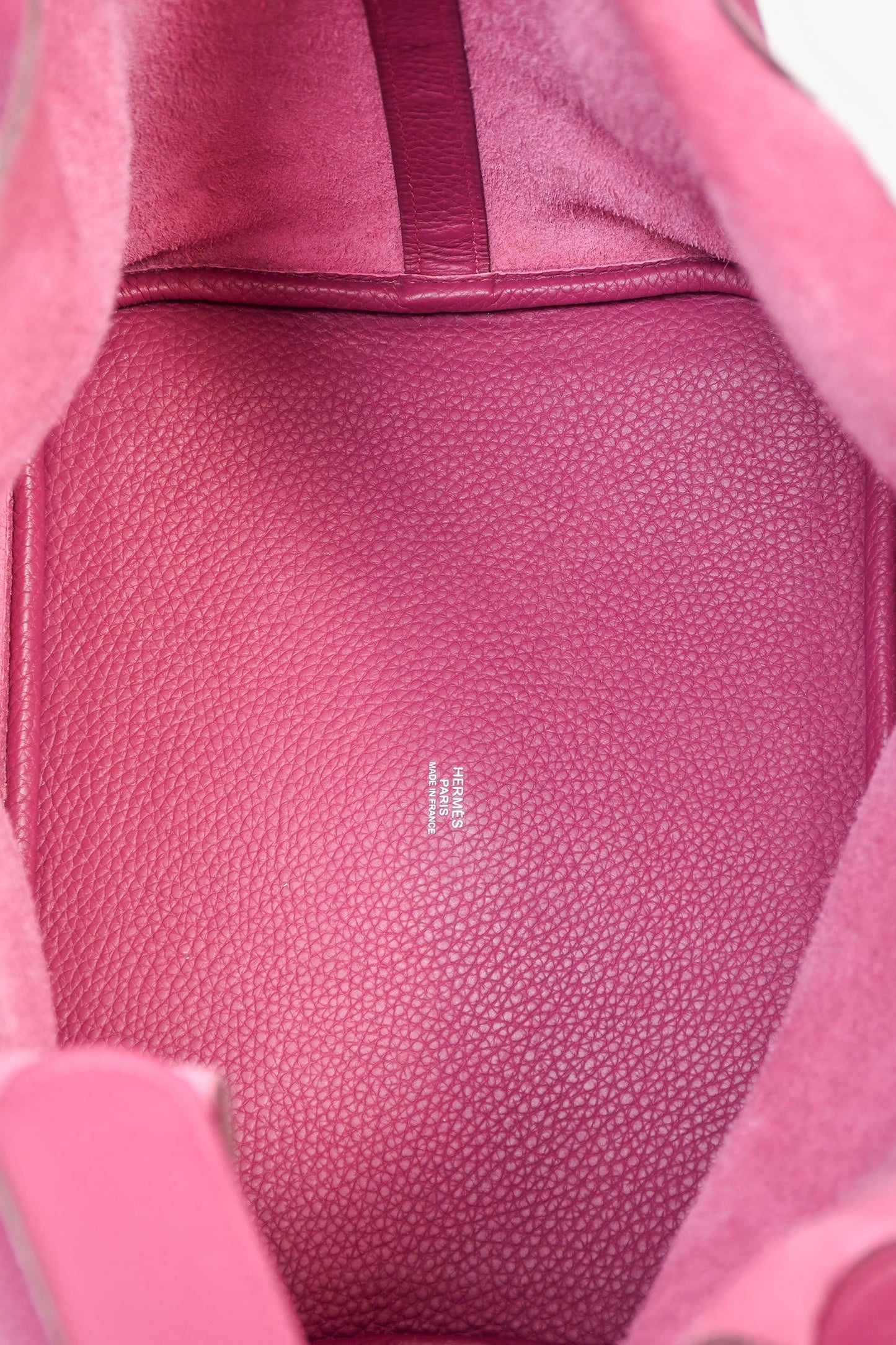Hermès 2016 Magenta Clemence Picotin Lock TGM 31