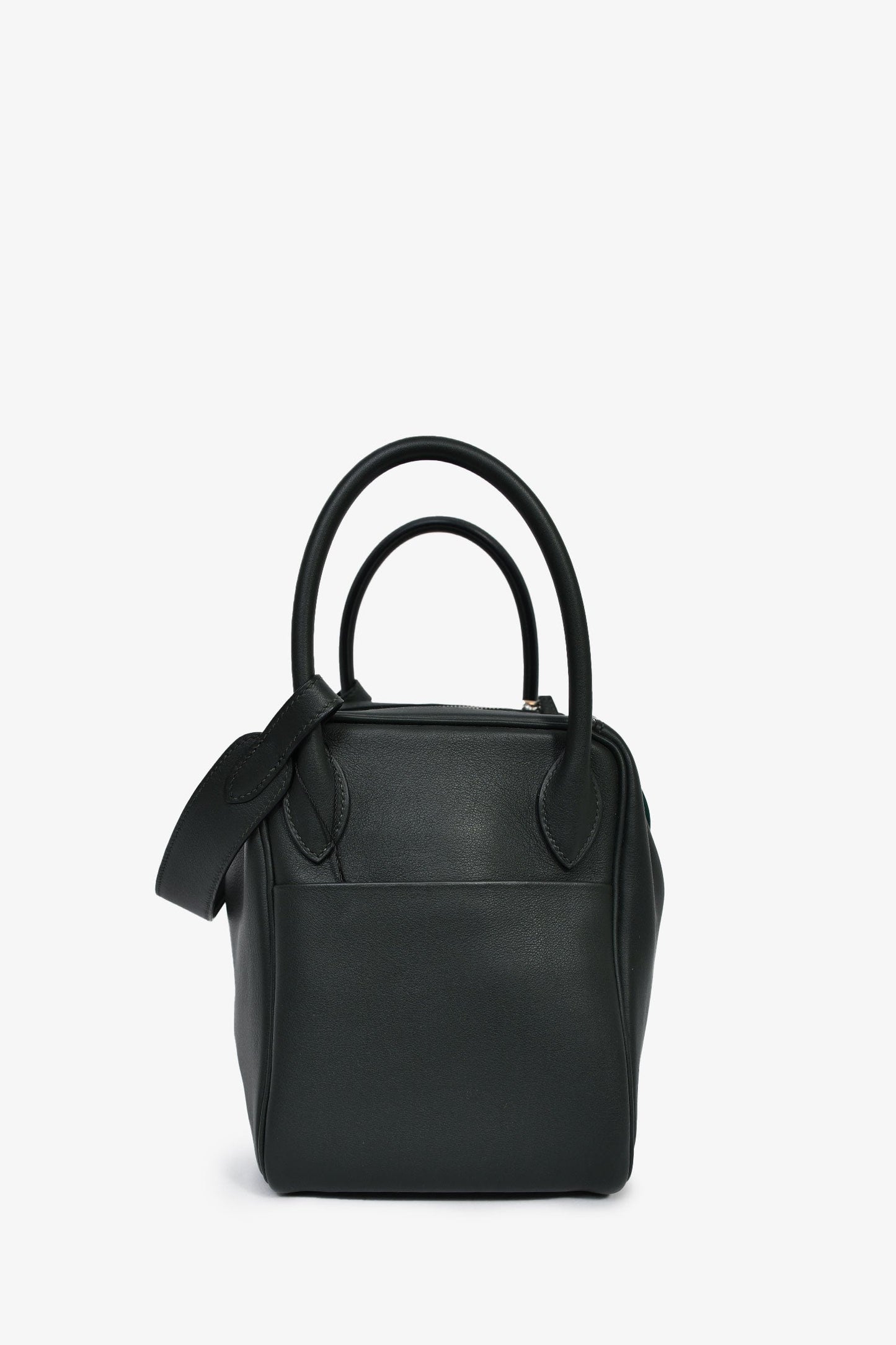 Hermès 2023 Dark Blue Swift Lindy 30 PHW with Strap