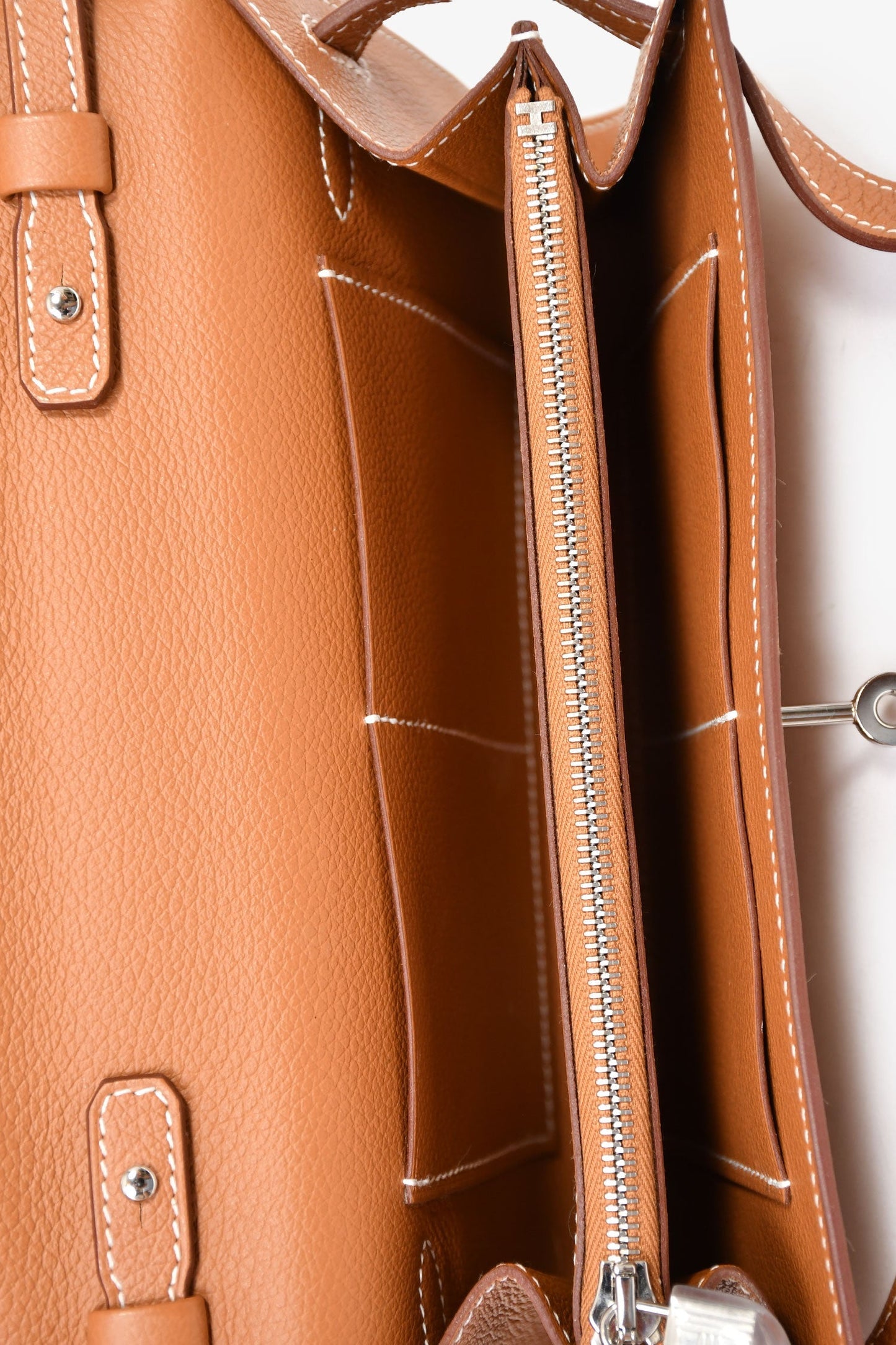 Hermès 2025 Gold Evercolor Leather Kelly To Go Wallet