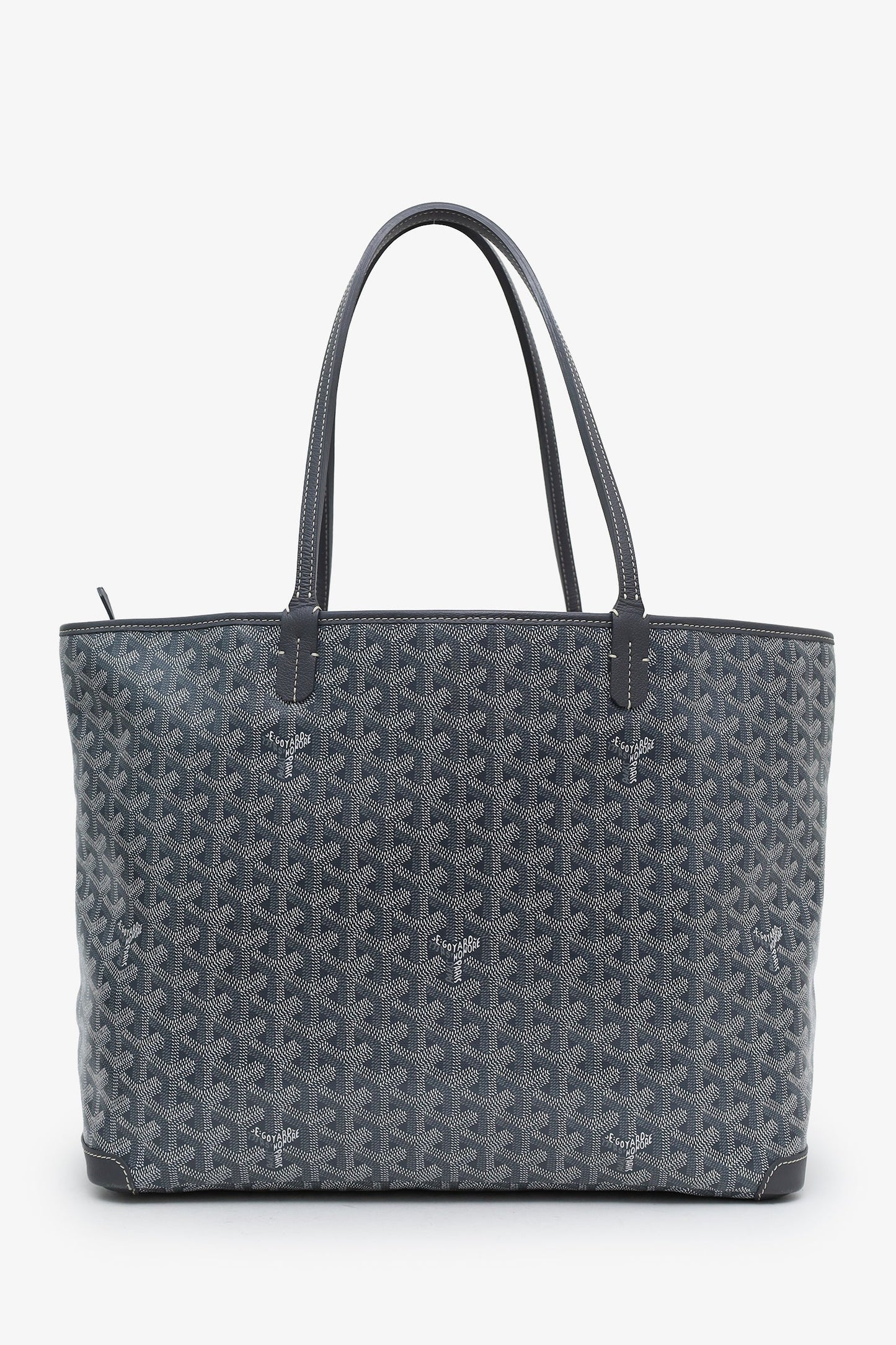 Goyard Grey Goyardine Artois Tote MM