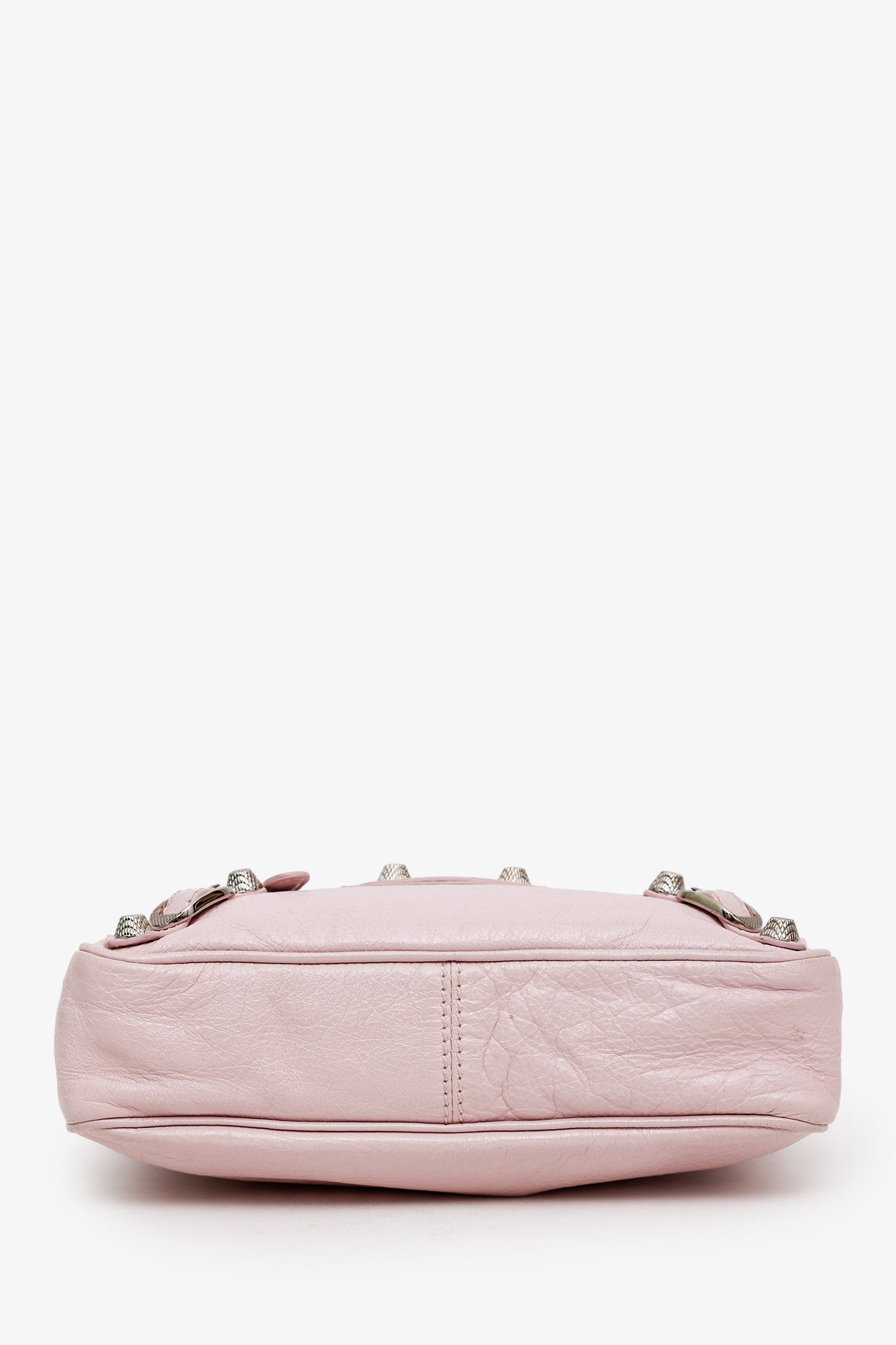 Balenciaga Pink Agneau Classic Hardware Hip Crossbody
