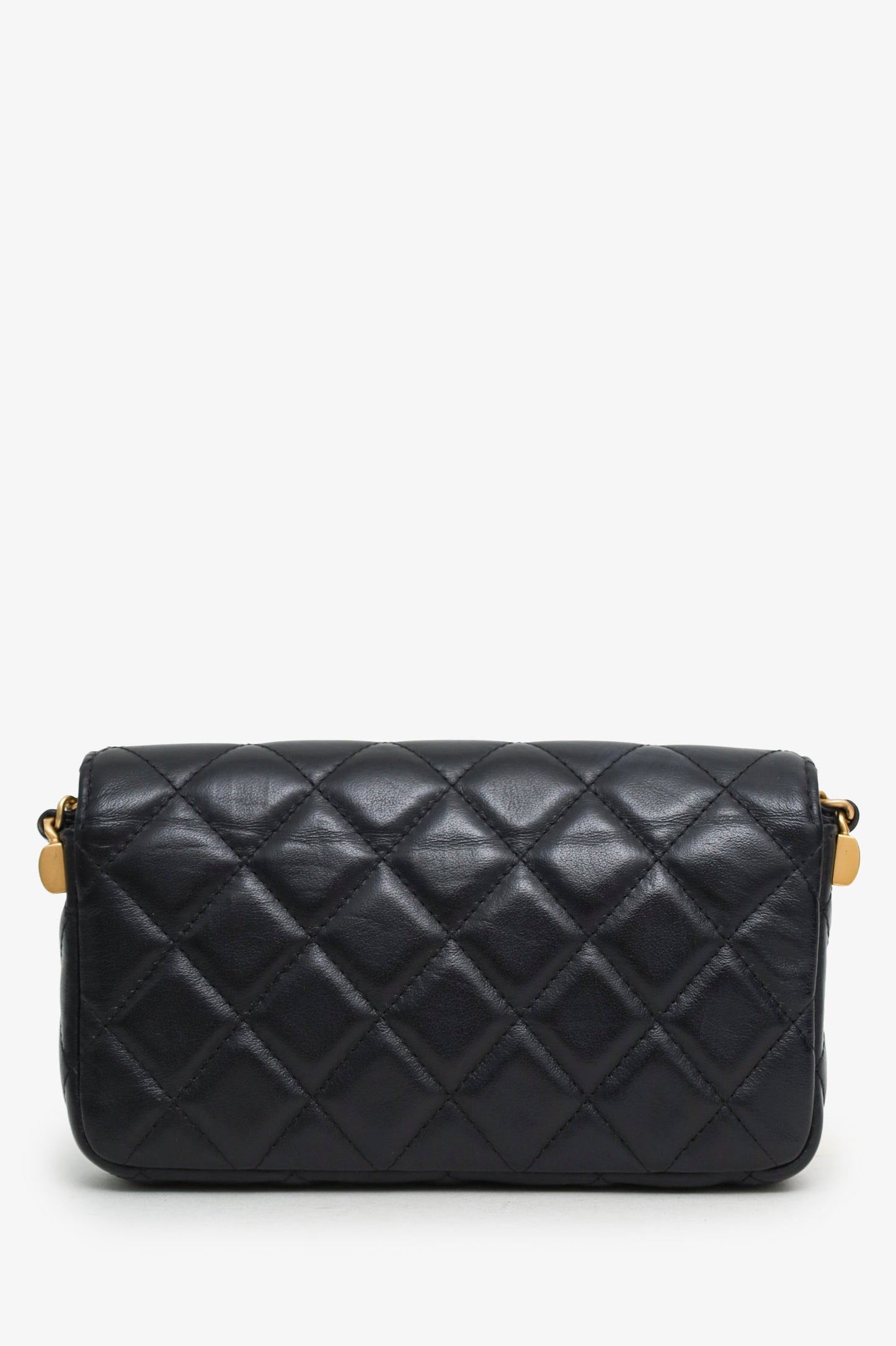 Chanel™ 23K Black Aged Calfskin 19 East West Bag