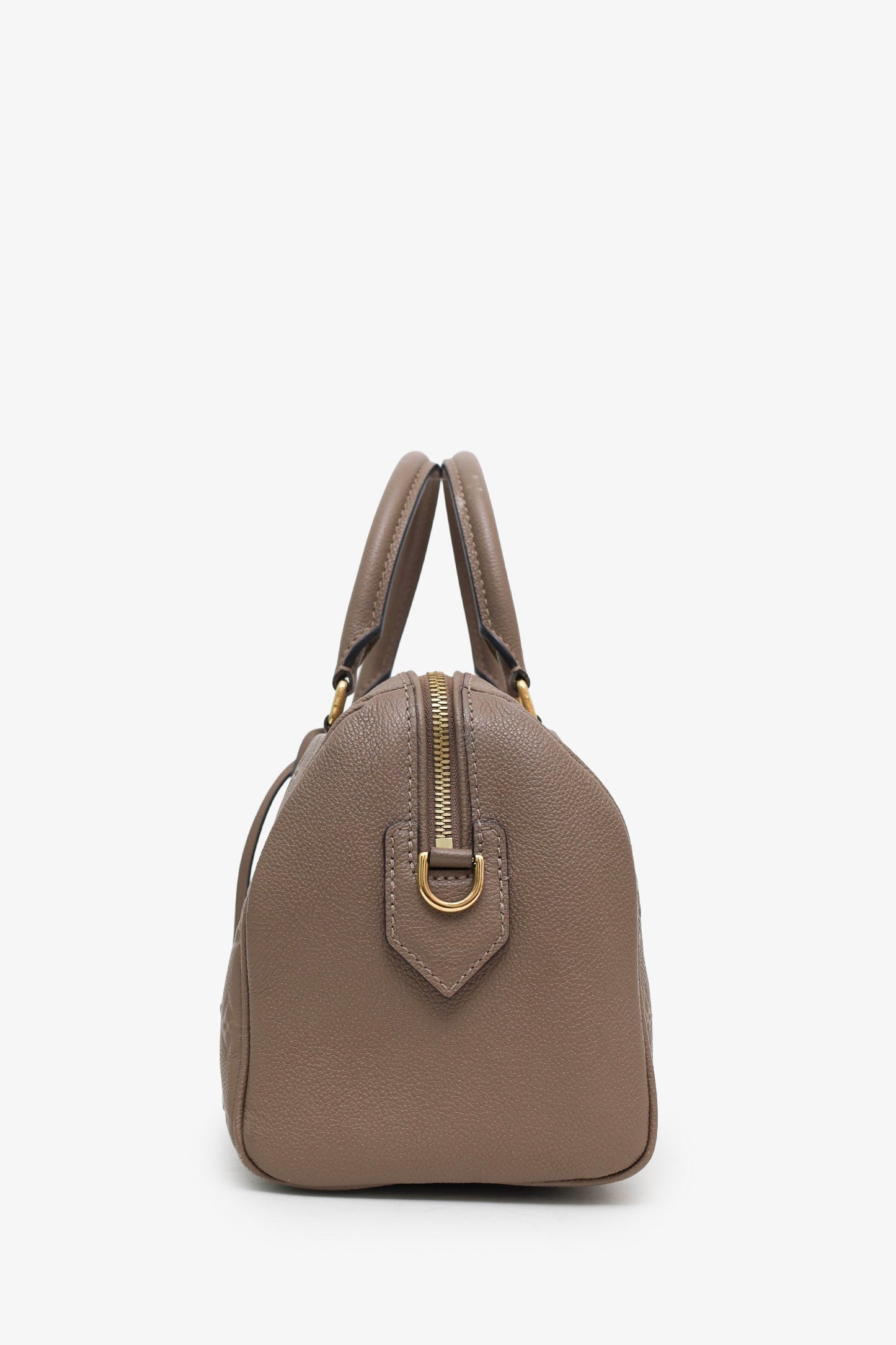 Louis Vuitton Mauve Empreinte Leather Speedy Bandouliere 25 Bag with Strap