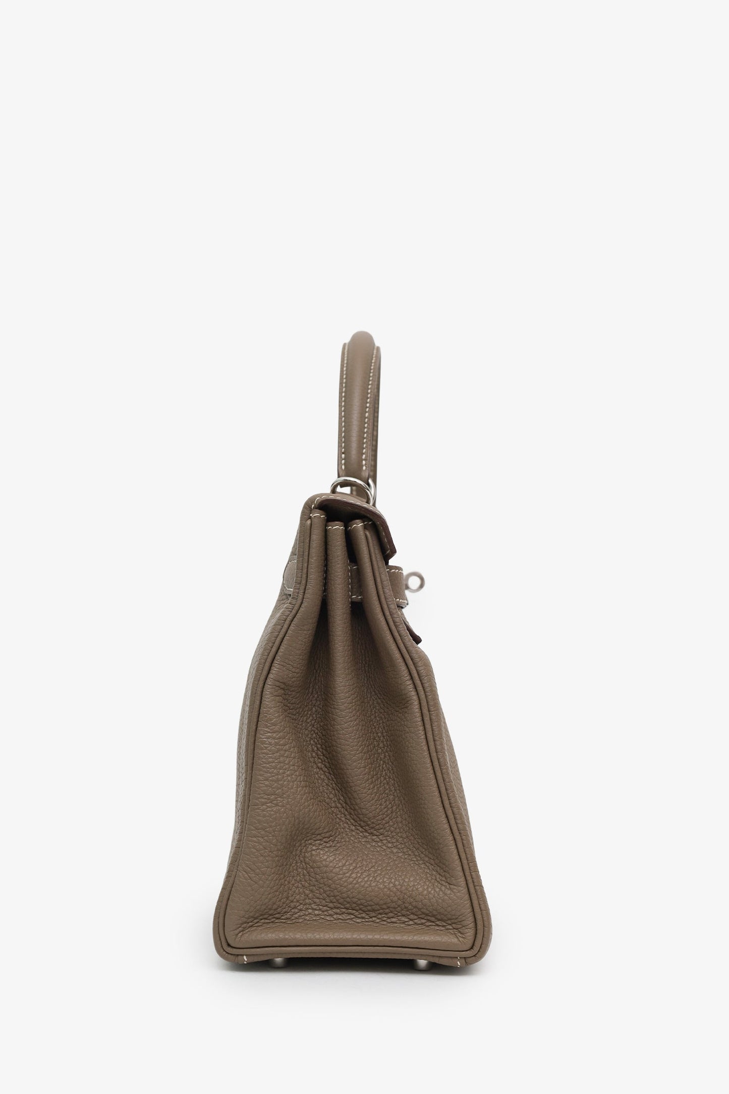 Hermès 2016 Etoupe Togo Leather Kelly 28 With Strap SHW