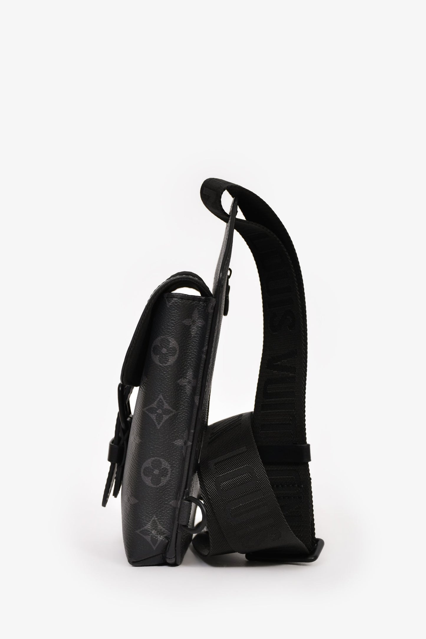 Louis Vuitton Monogram Eclipse Canvas Saumur Sling Bag