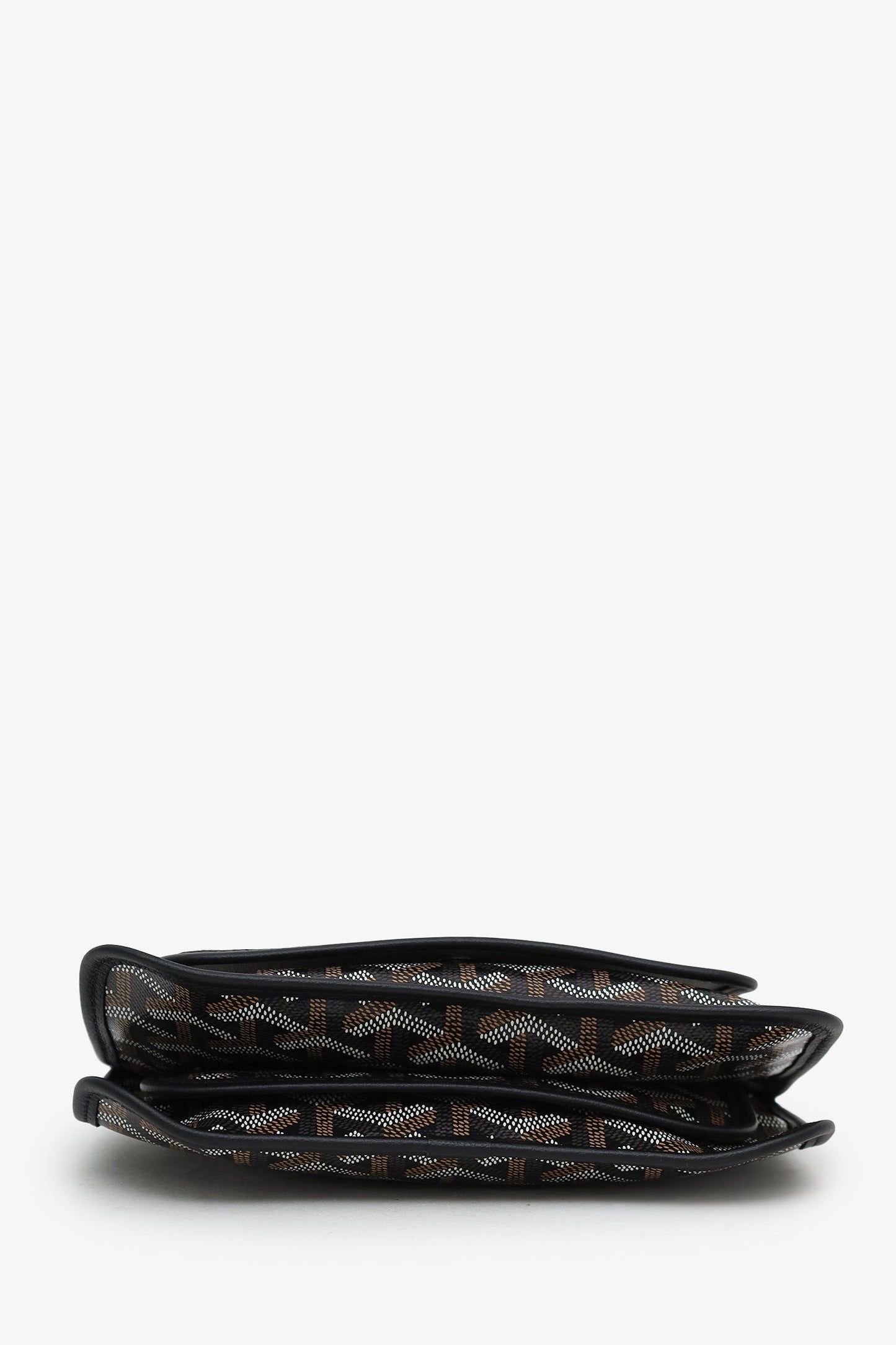 Goyard Black Goyardine Plumet Crossbody Bag