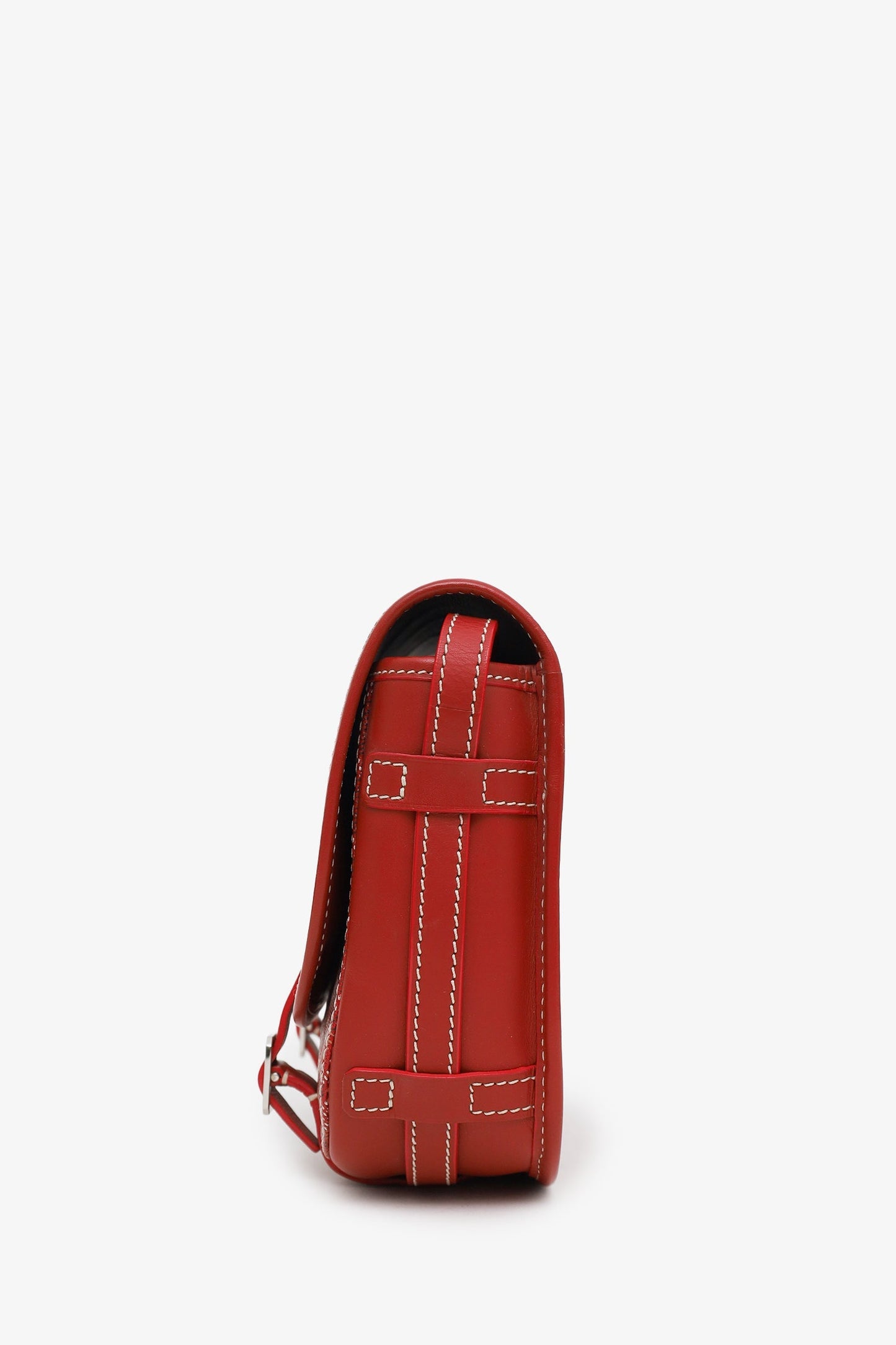 Goyard Red Goyardine Belvedere PM Messenger Bag
