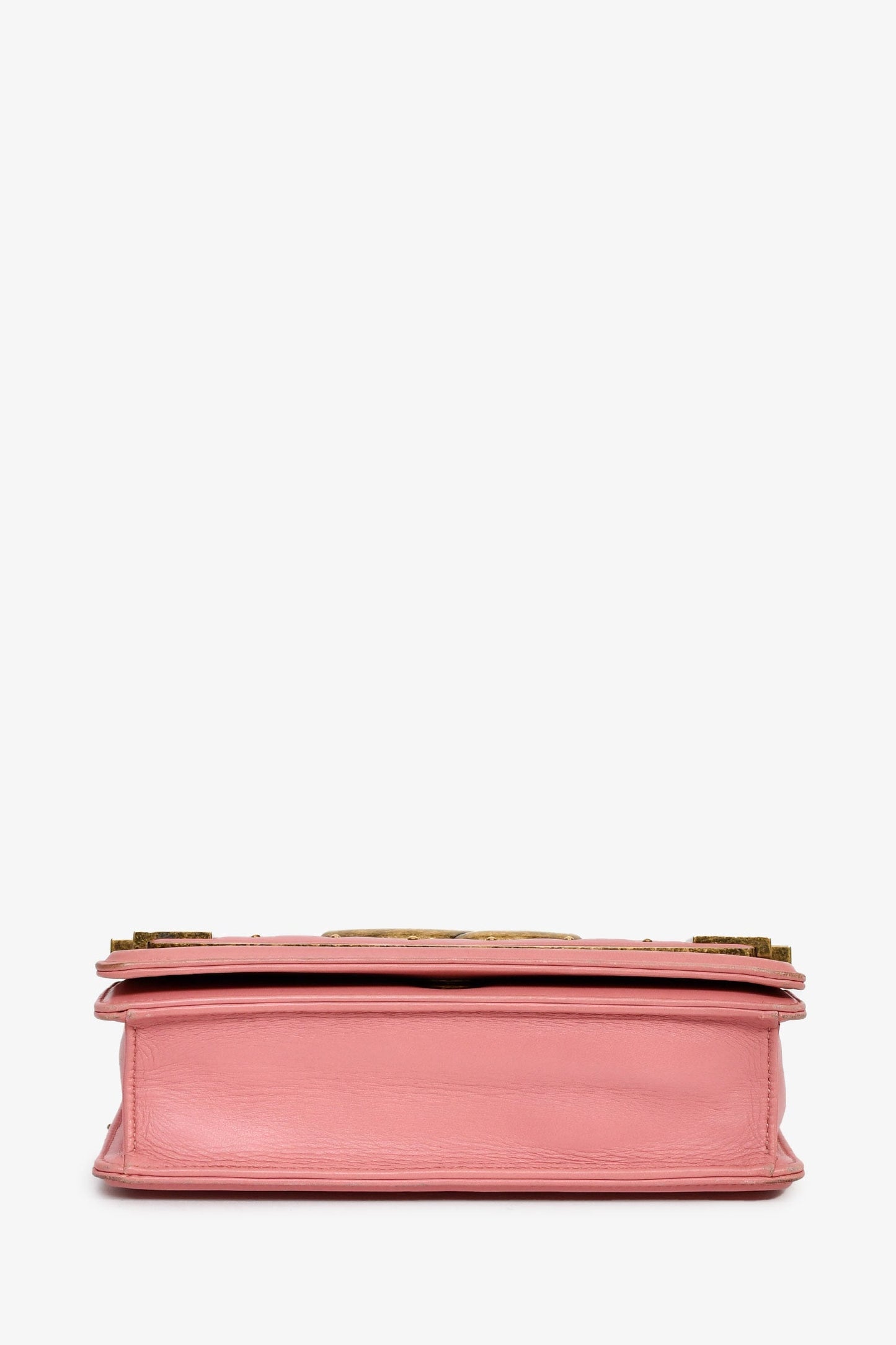 Chanel™ 2015-2015 Pink Lambskin Studded EW Boy Bag