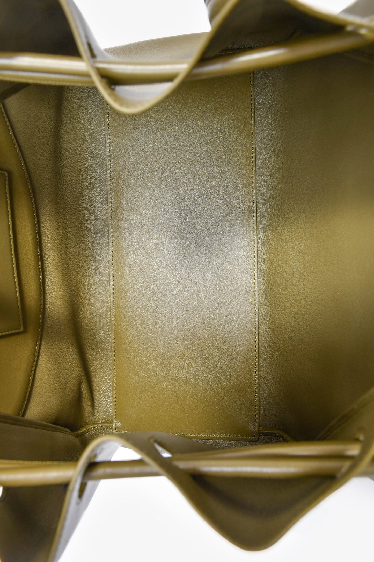 Loewe 2025 Olive Green Leather Medium Madrid Bag