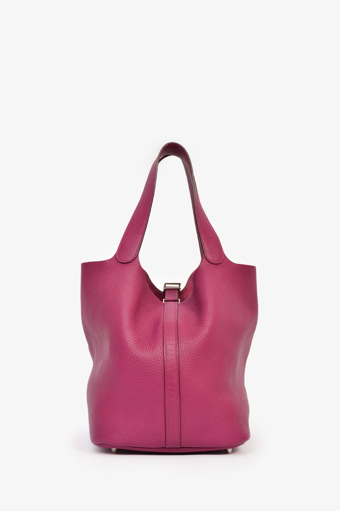 Hermès 2016 Magenta Clemence Picotin Lock TGM 31